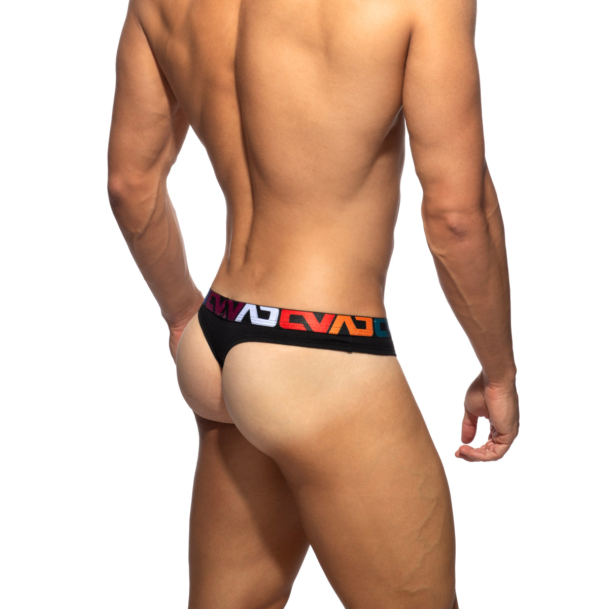 Addicted AD All Over Cotton Thong Black AD1488