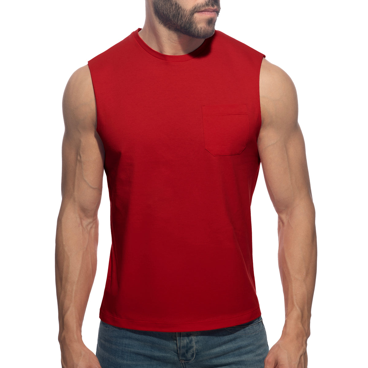 Addicted Basic Tank Top Red AD531