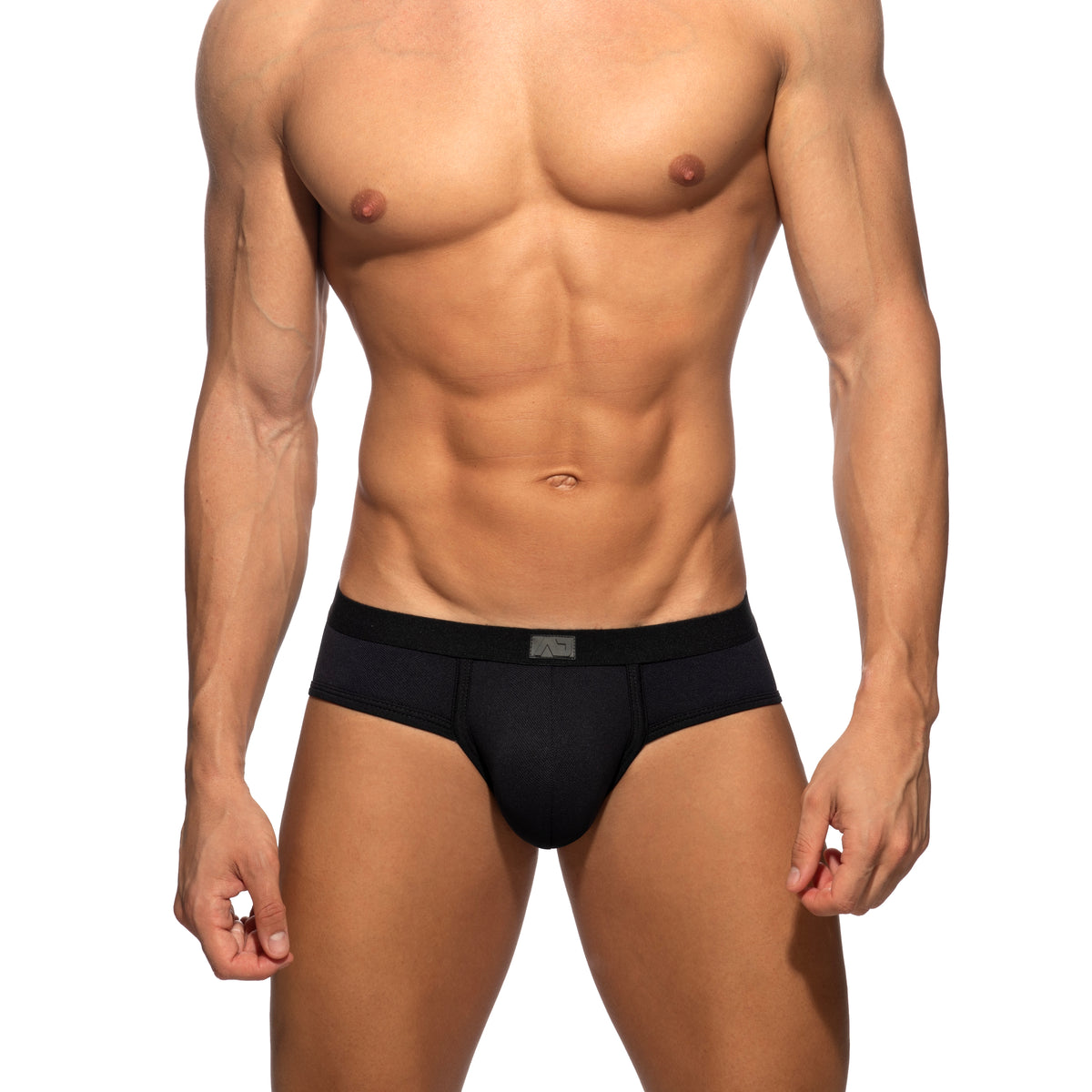 Addicted Black Pique Basic Brief Black AD1510