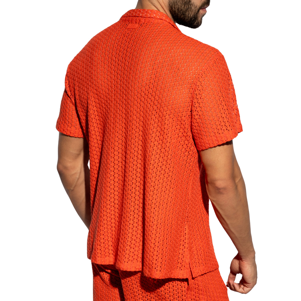 ES Collection Eyelet Shirt Orange SHT043