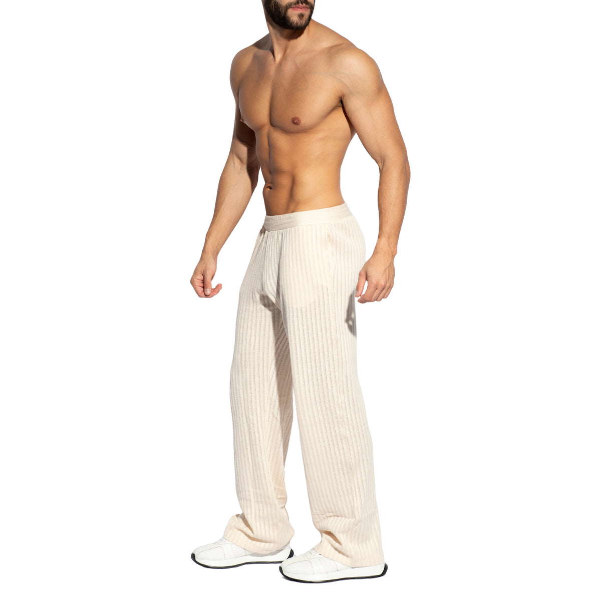 ES Collection Rustic Rib Pants Ivory SP372
