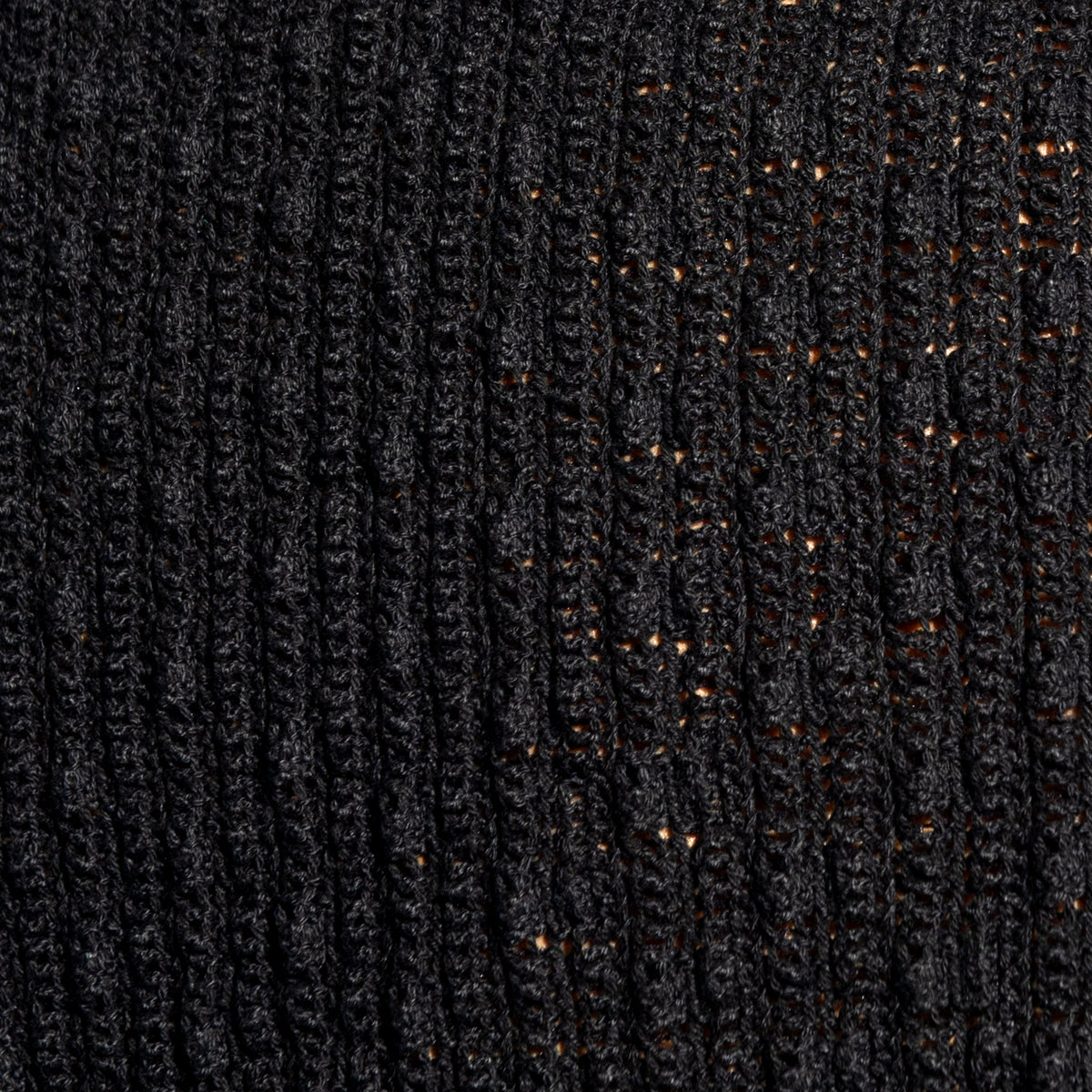 ES Collection Fuzzy Crochet T-Shirt Black TS385