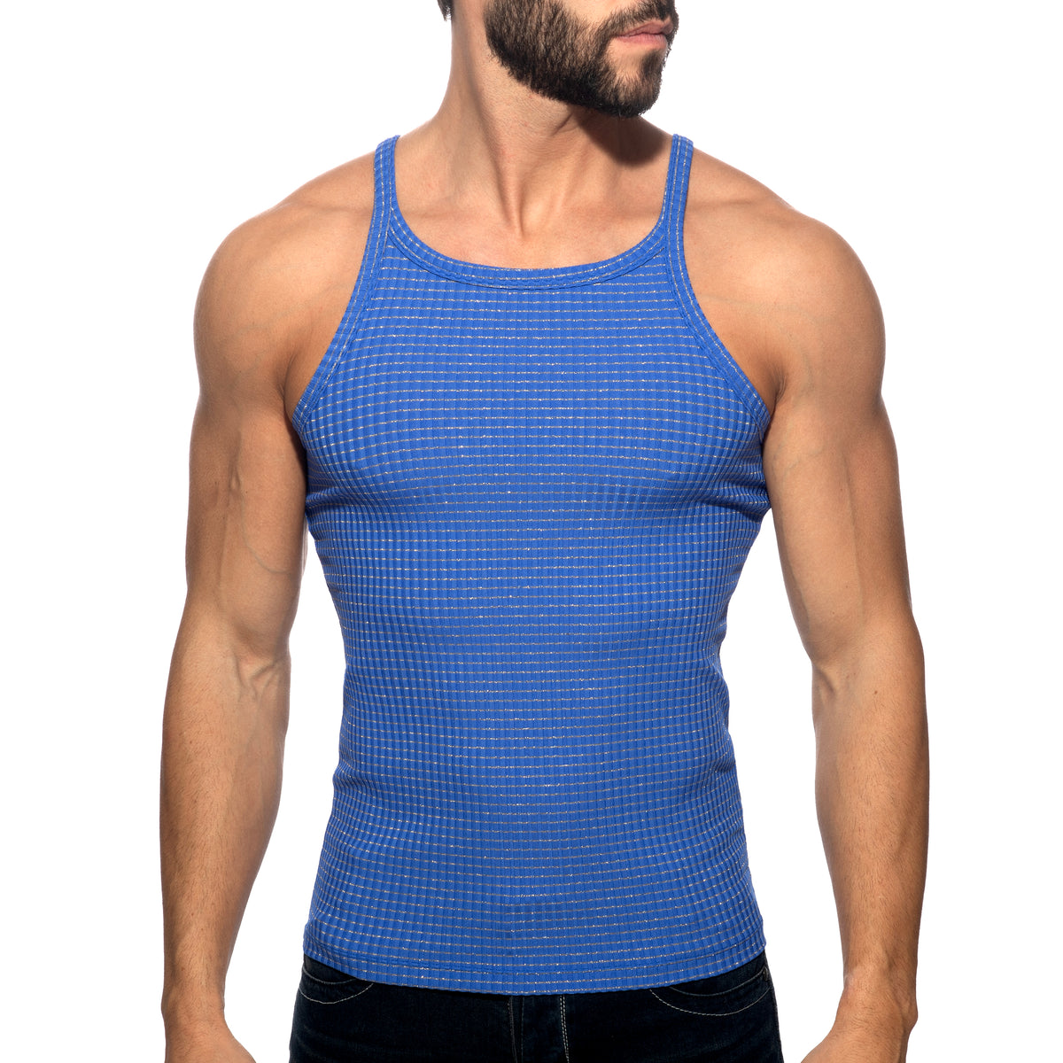 Addicted Lurex Luxe Tank Top Royal Blue AD1532
