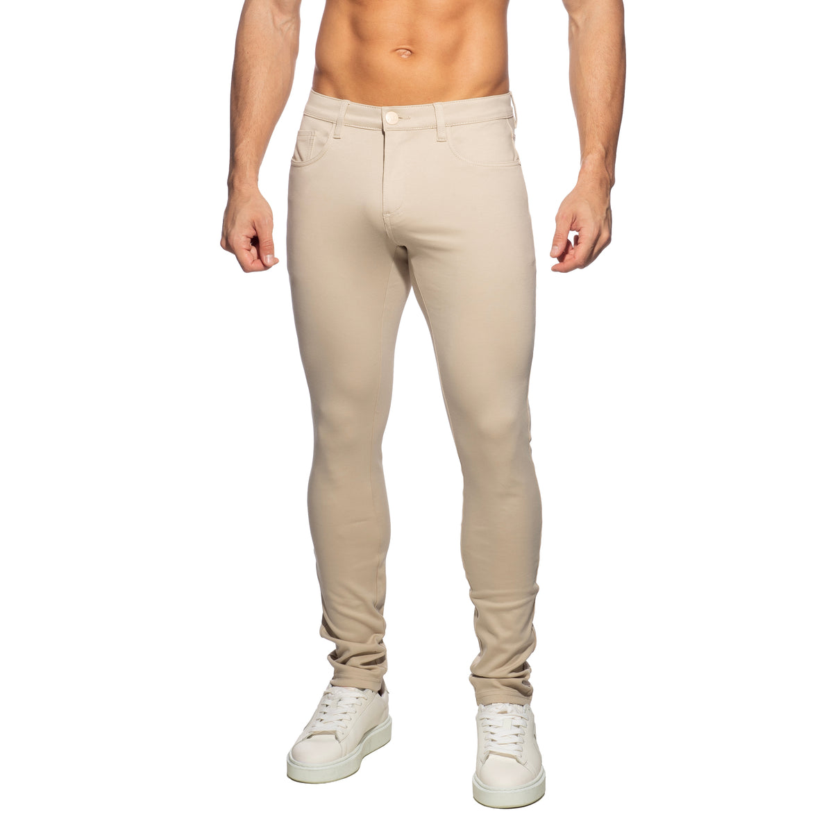 Addicted Svelte Long Pants Beige AD1522