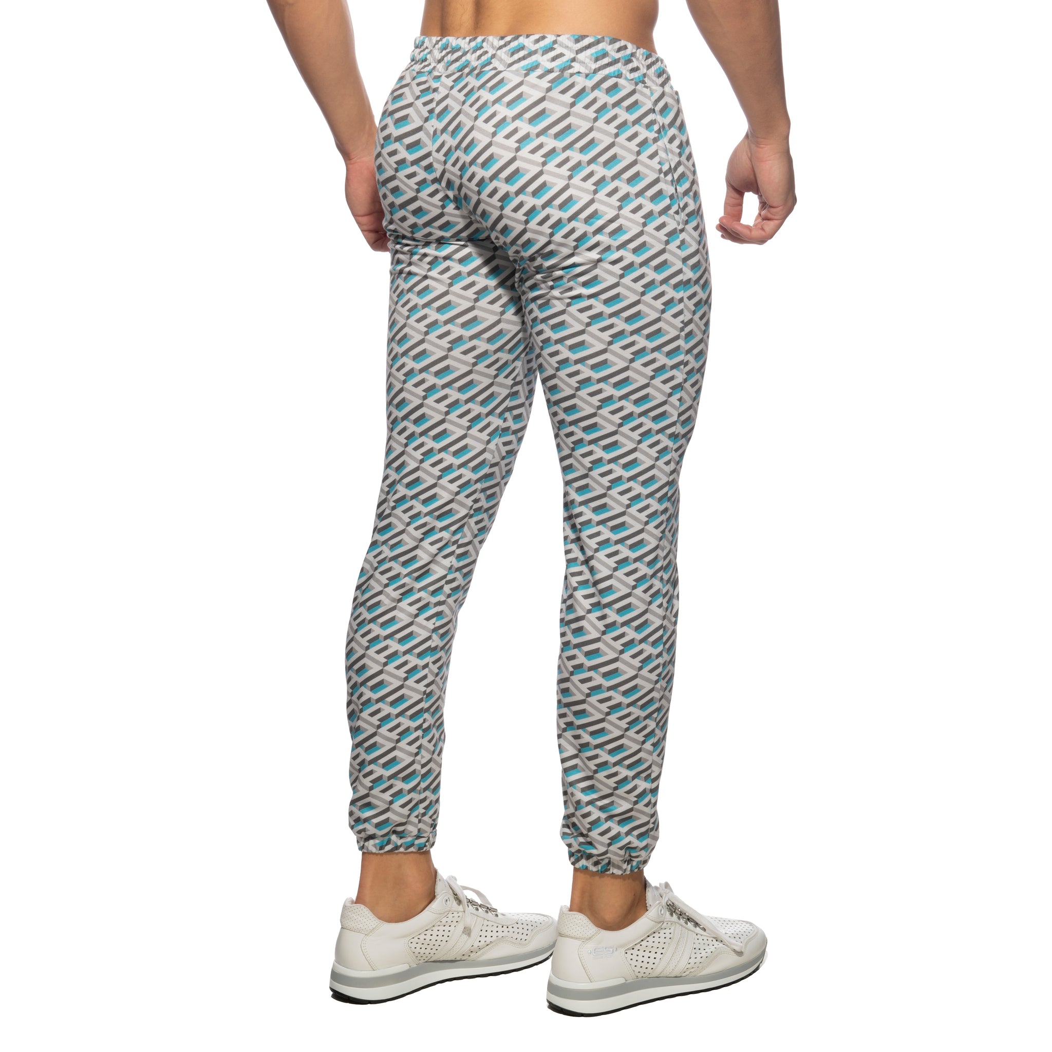 Addicted AD Allover Homewear Pants Turquoise AD1058