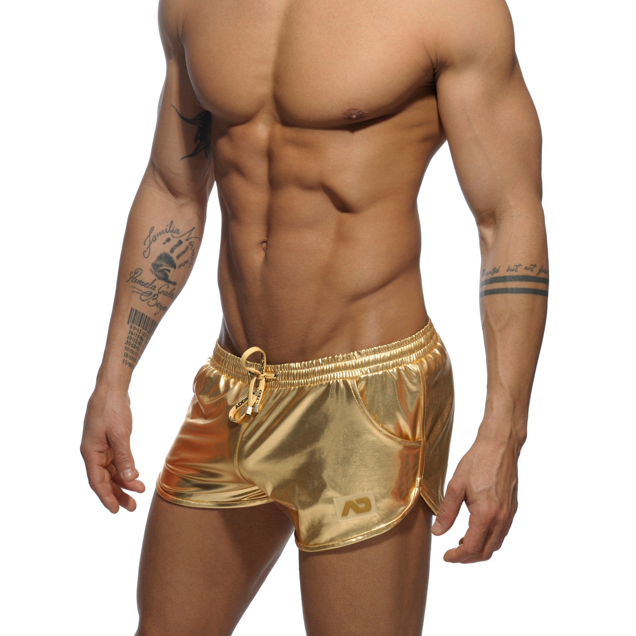 Addicted Metallic Short Gold AD562