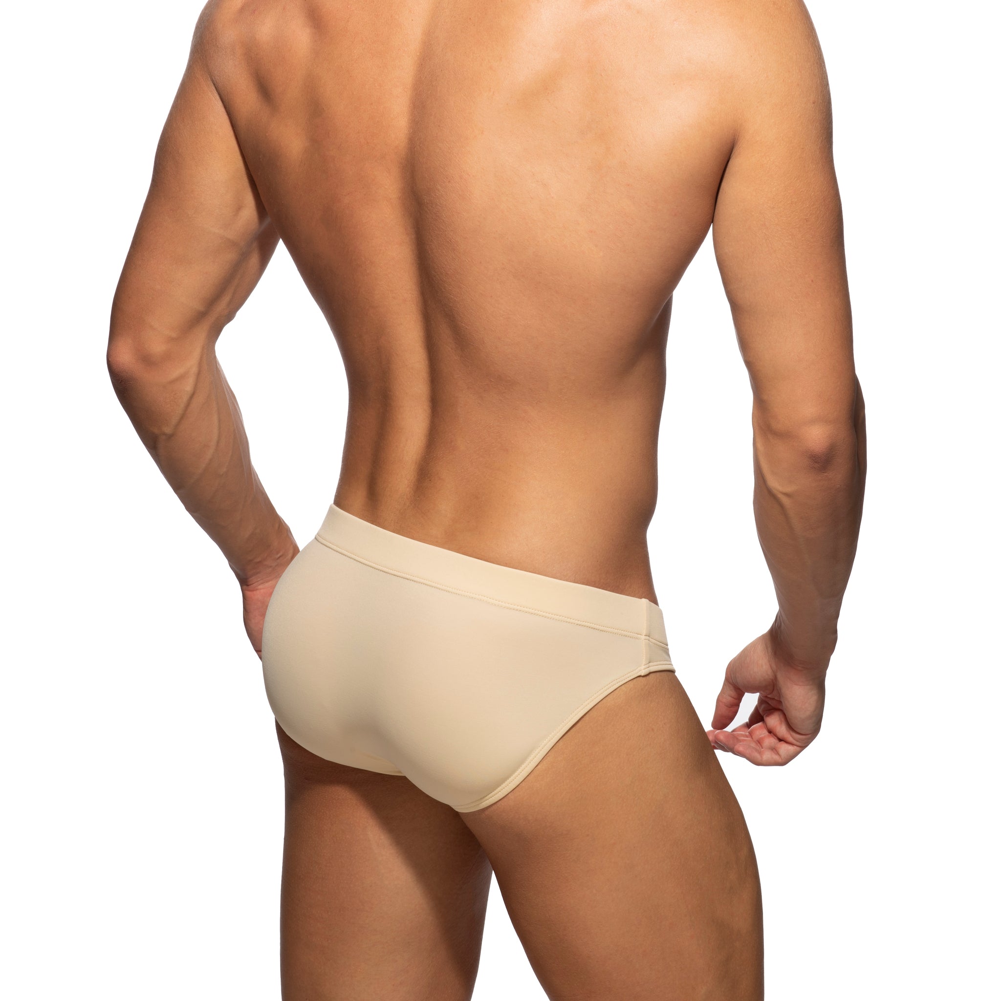 Addicted Molded Swim Brief Beige ADS308
