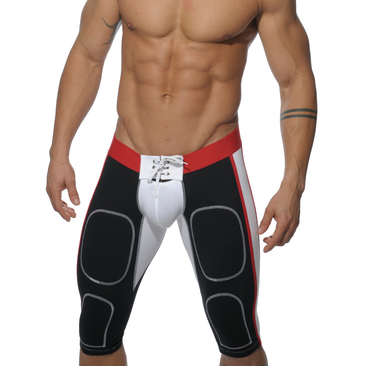 Addicted Fetish Knee Length Pant Black AD235
