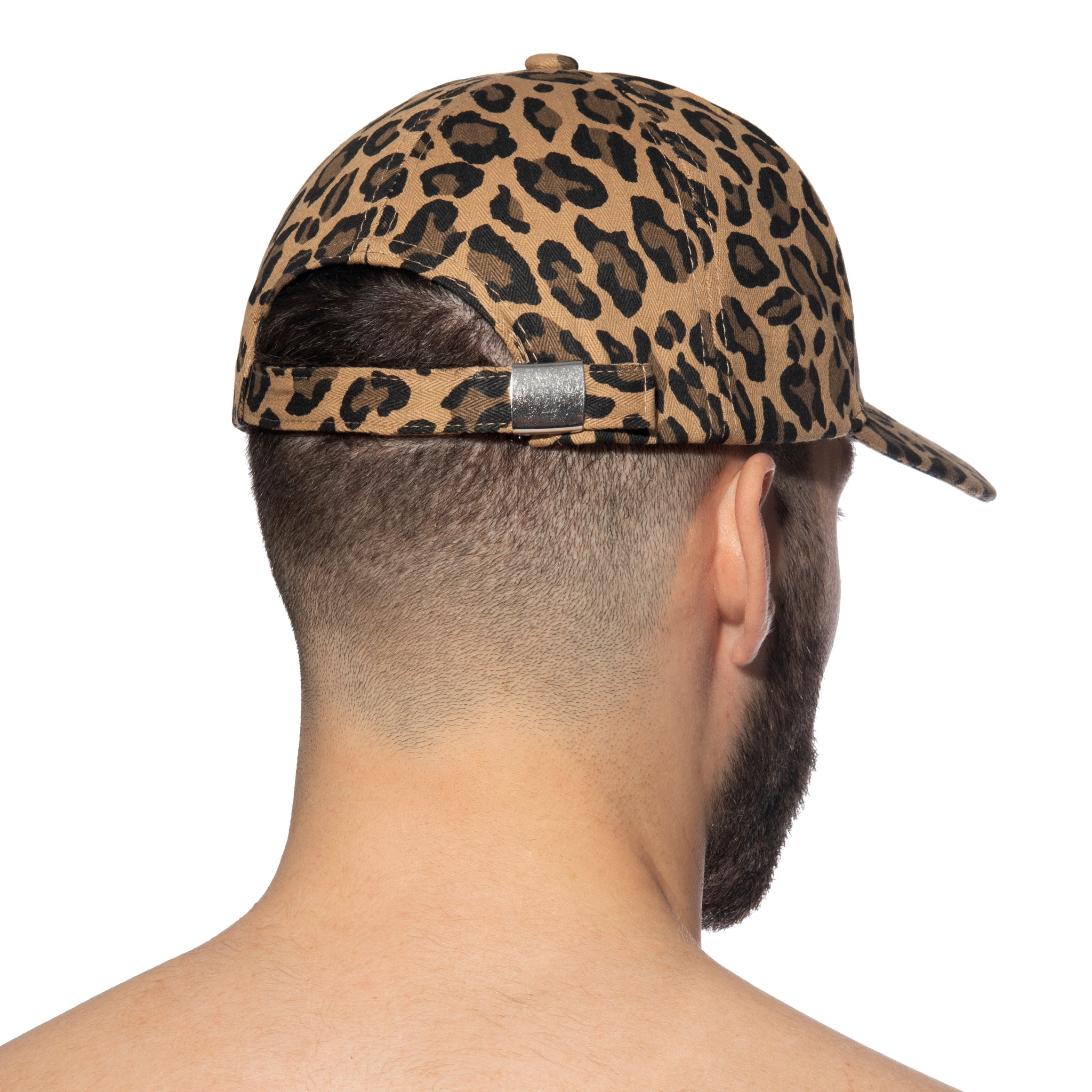 Addicted Leopard Print Cap Brown AD1197