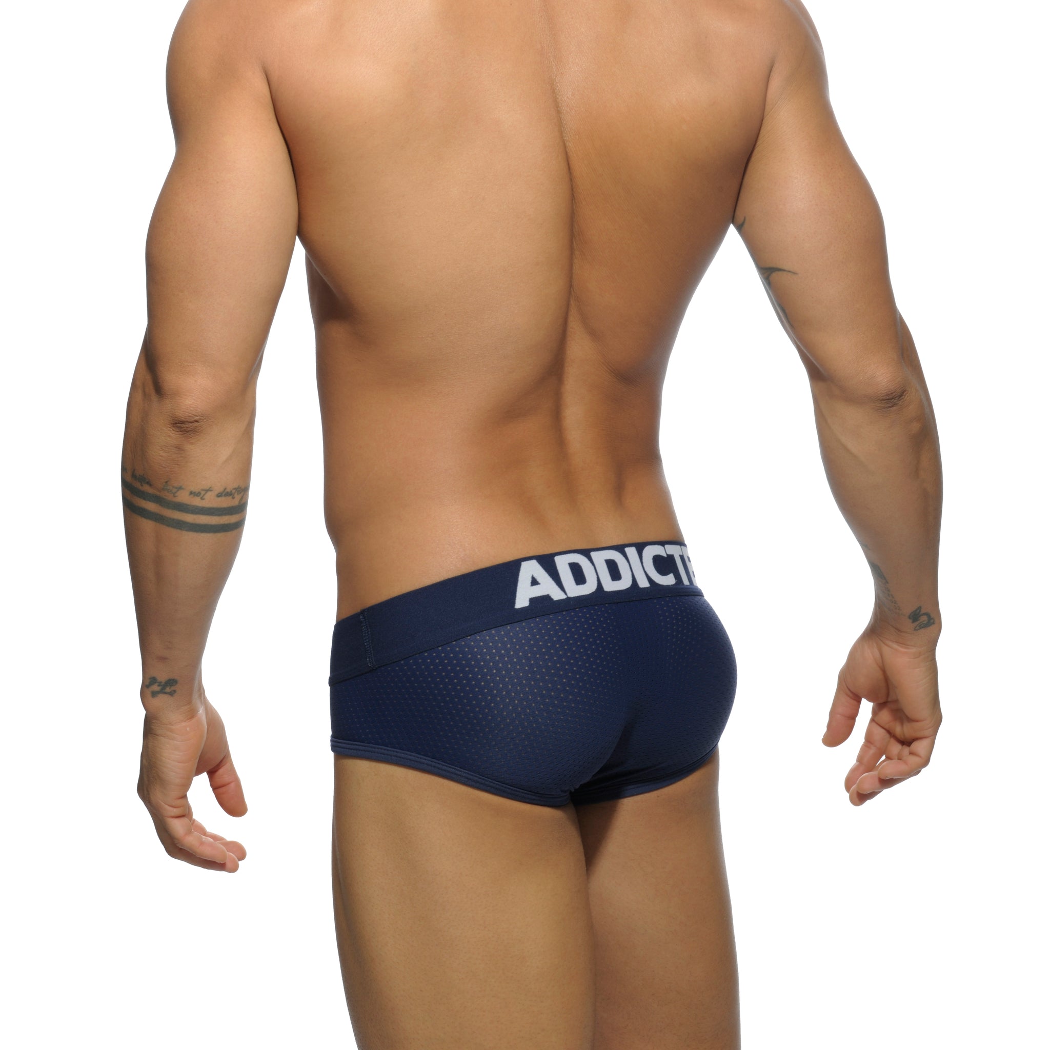 Addicted 3 Pack Mesh Brief Push Up Multi AD475P