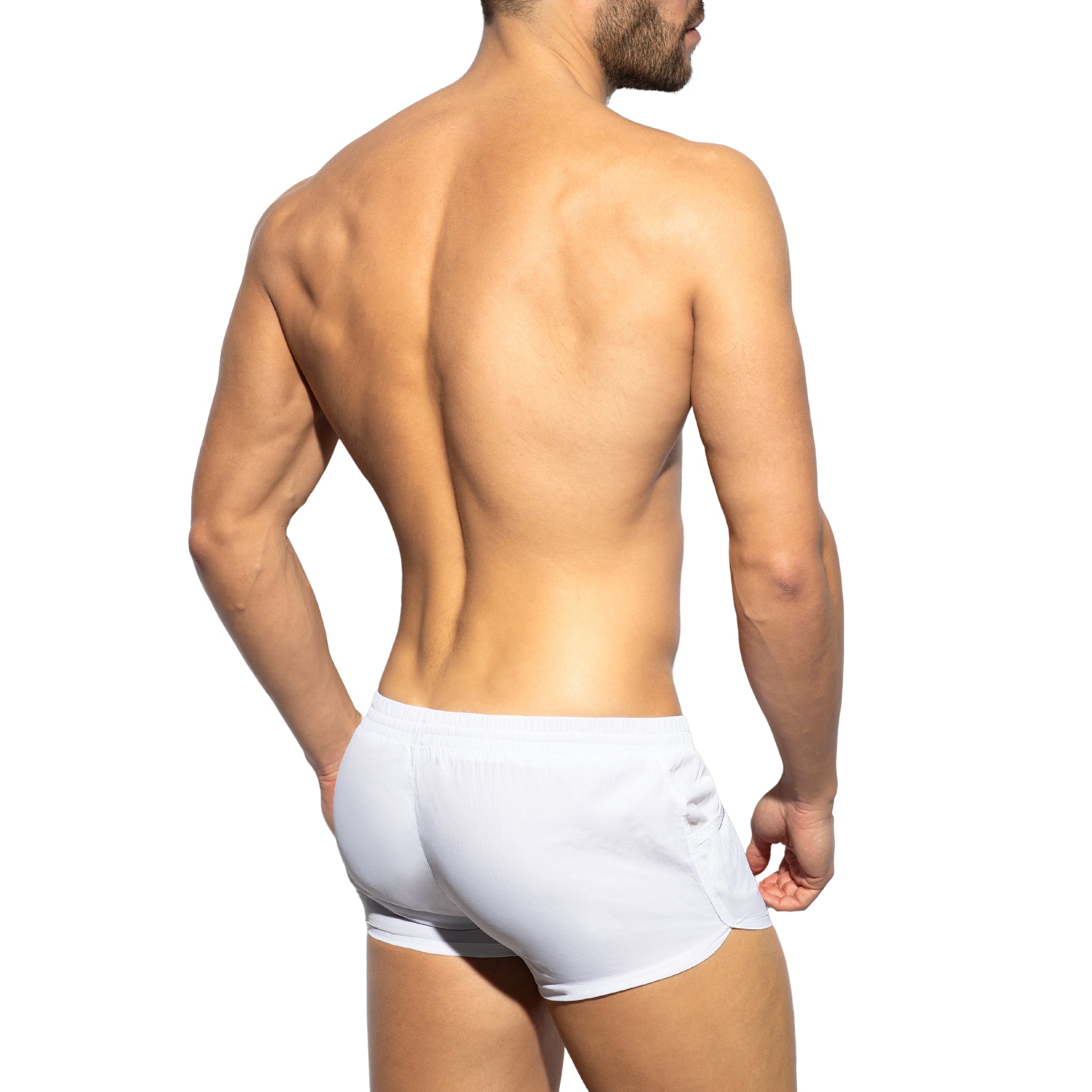ES Collection Plain Rocky Shorts White 2204