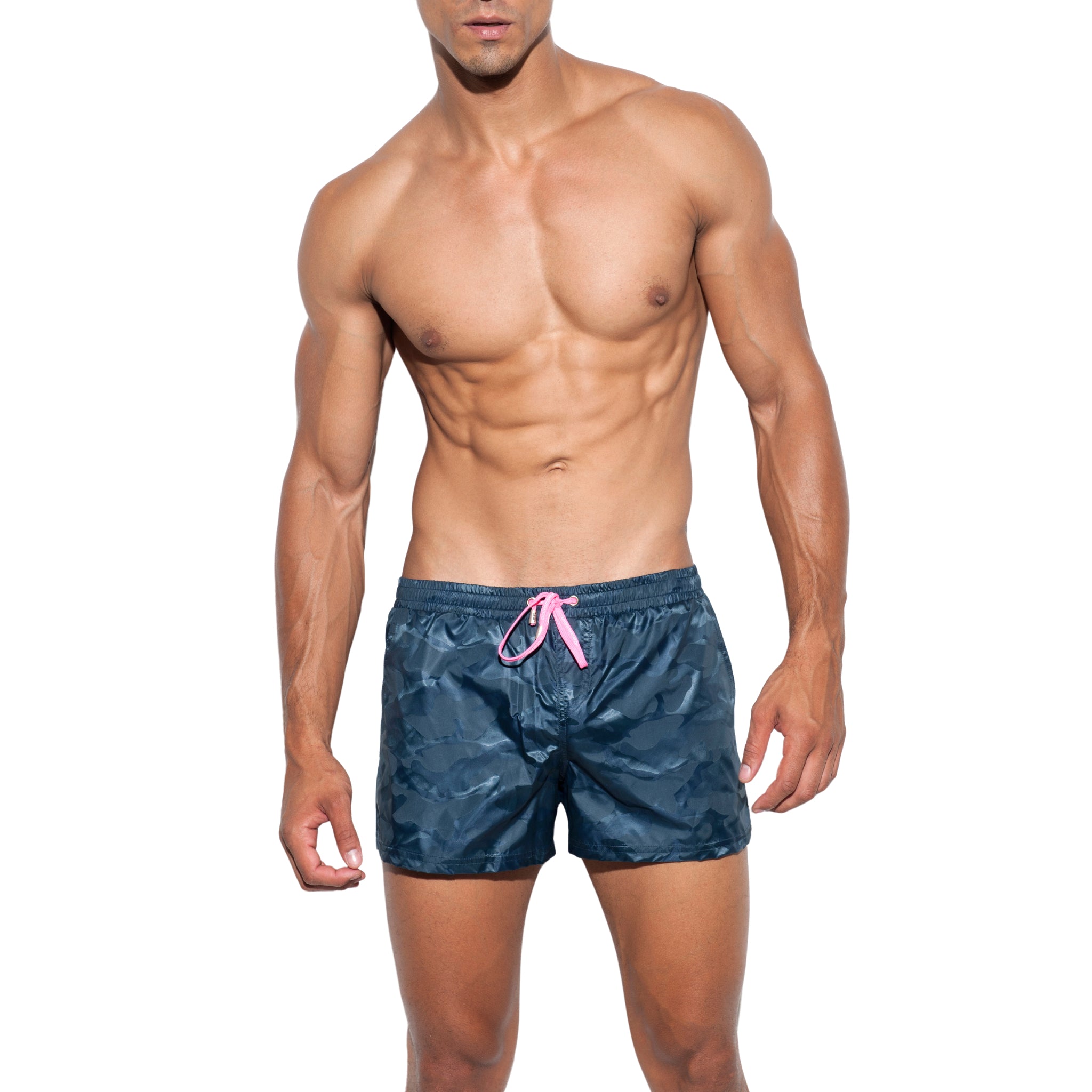 ES Collection Elliot Camo Short Navy 1833