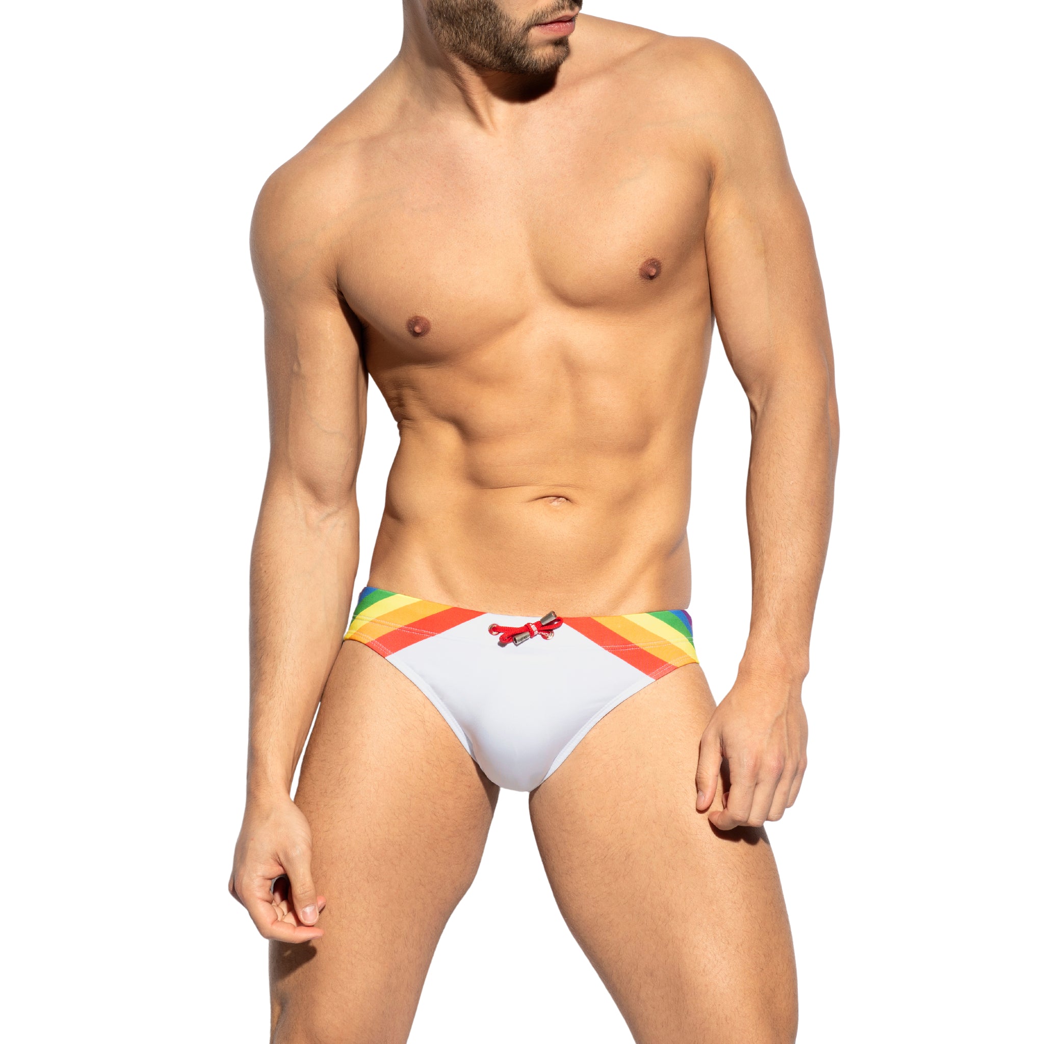 ES Collection Rainbow ES Swim Brief White 2101