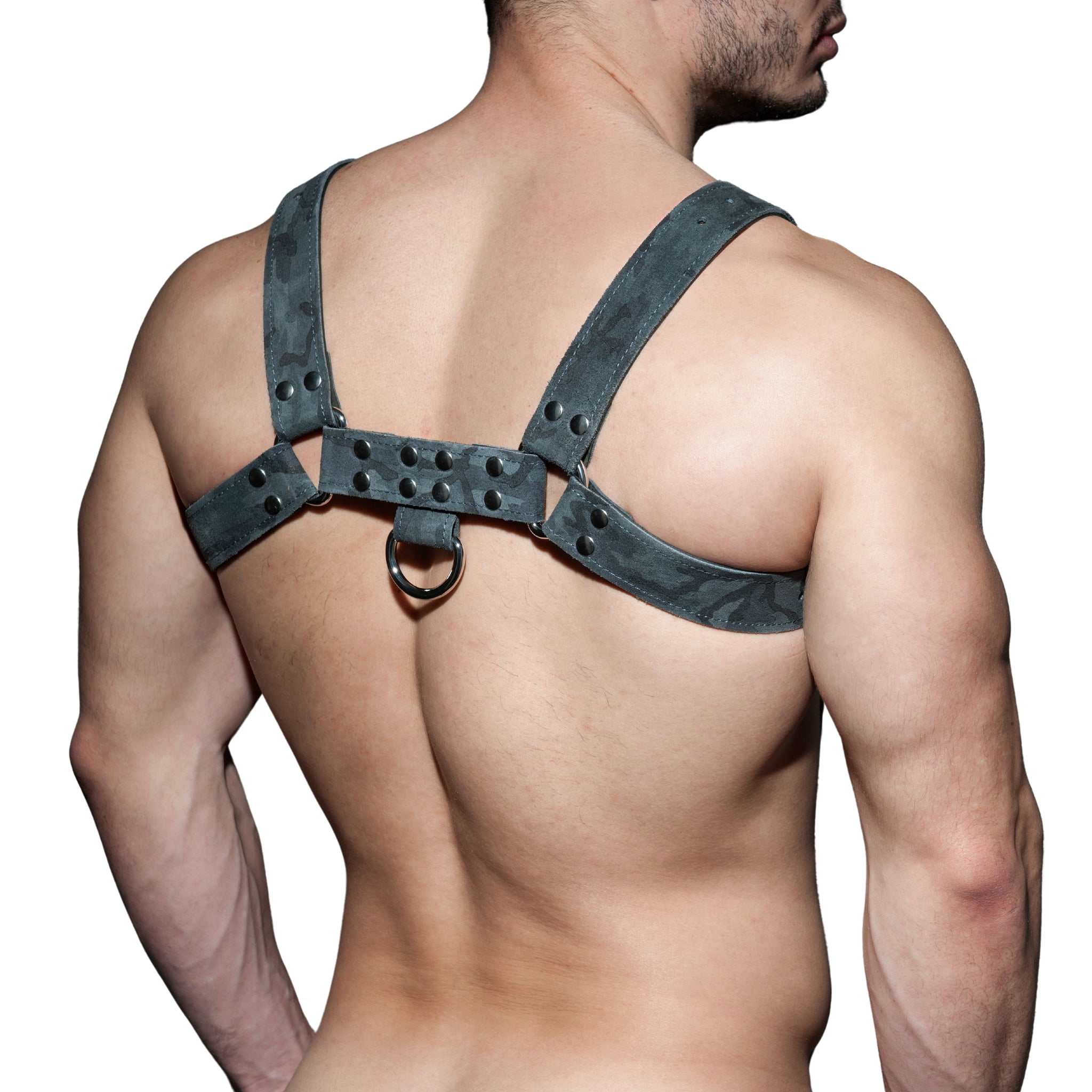 AD Fetish Camo Harness Grey Camouflage ADF94