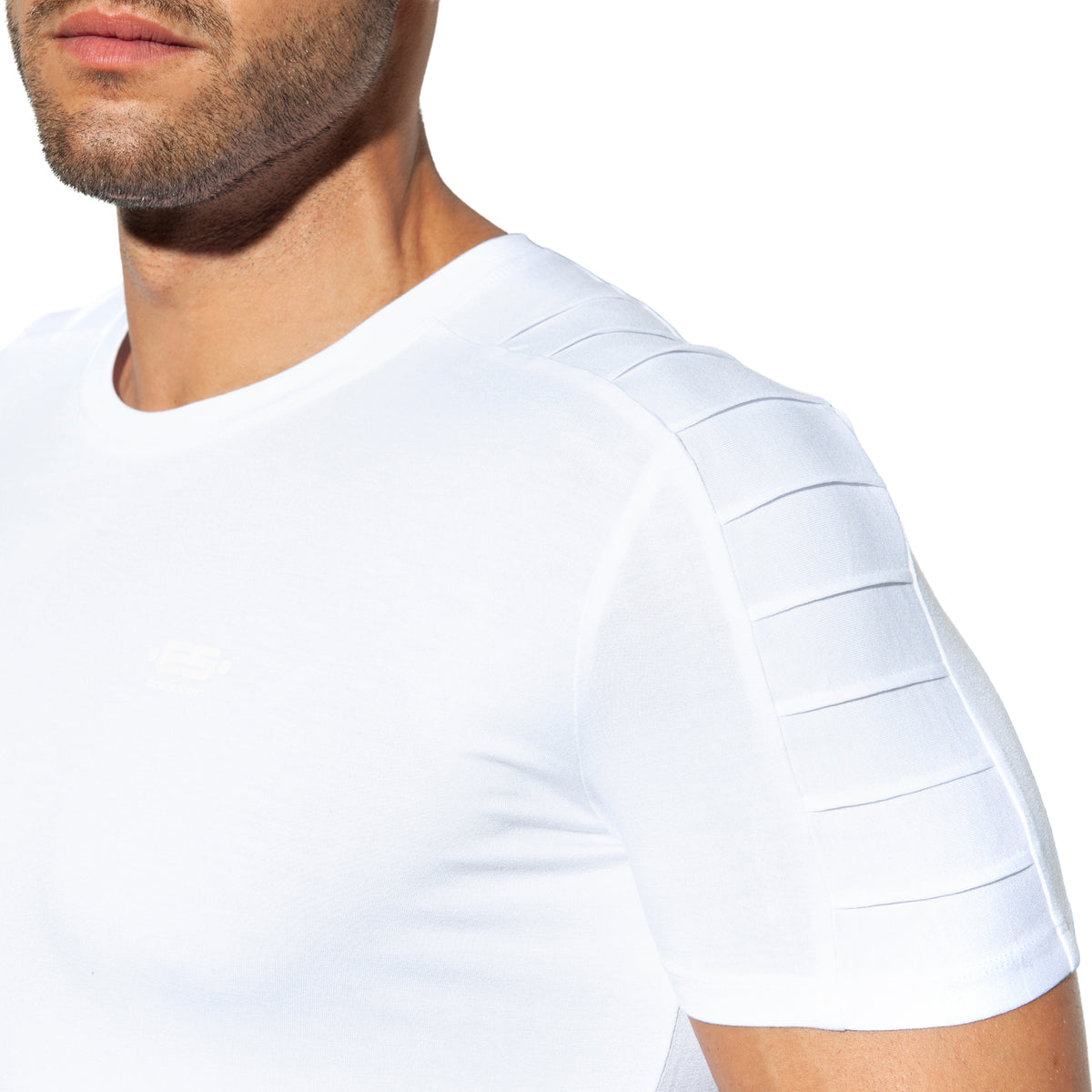 ES Collection Basic Ranglan T-Shirt White TS245