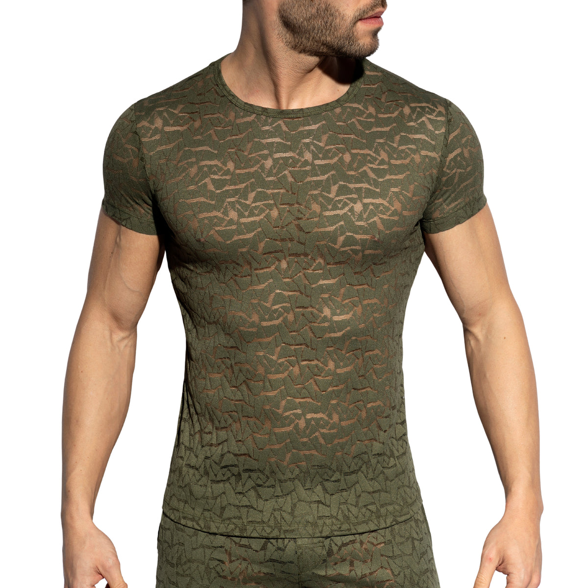 ES Collection Spider T-Shirt Khaki TS328