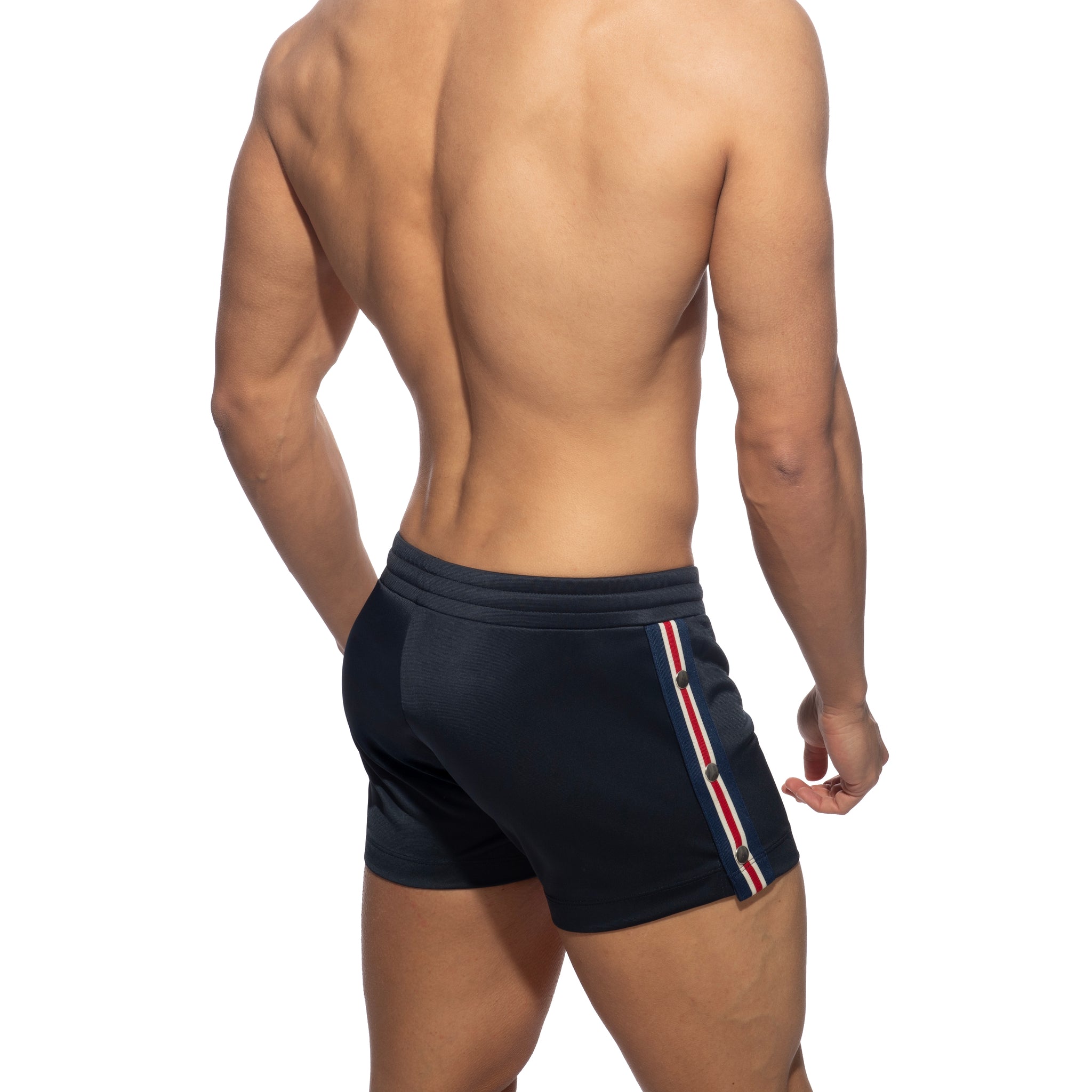 Addicted Nexus Button Shorts Navy AD1338