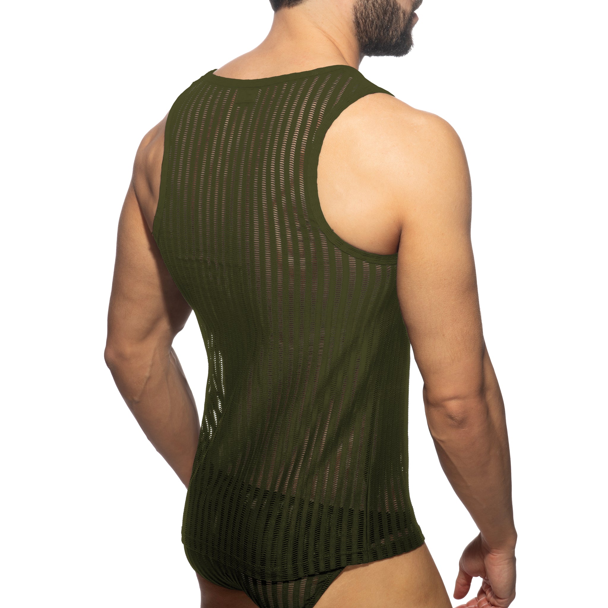 Addicted Horny Tank Top Khaki AD1355