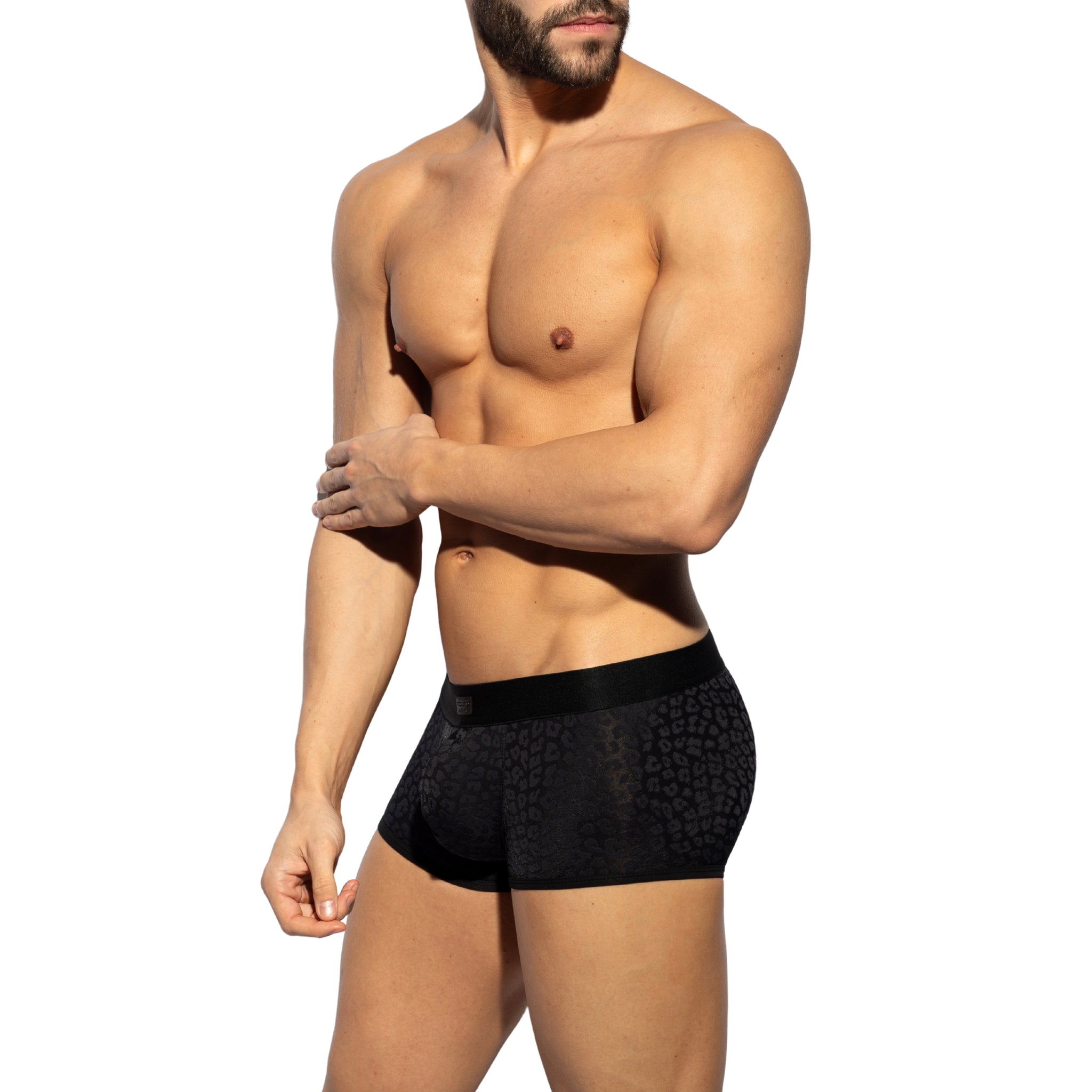 ES Collection Black Leopard Trunk Black UN624