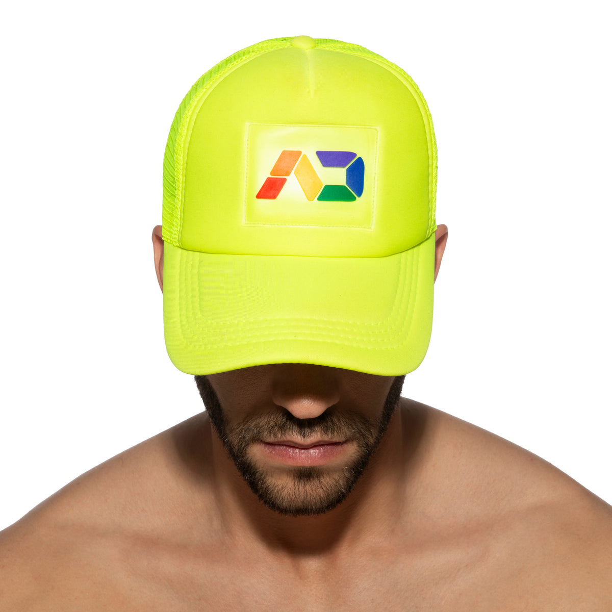 Addicted AD Rainbow Neon Cap Neon Yellow AD1315