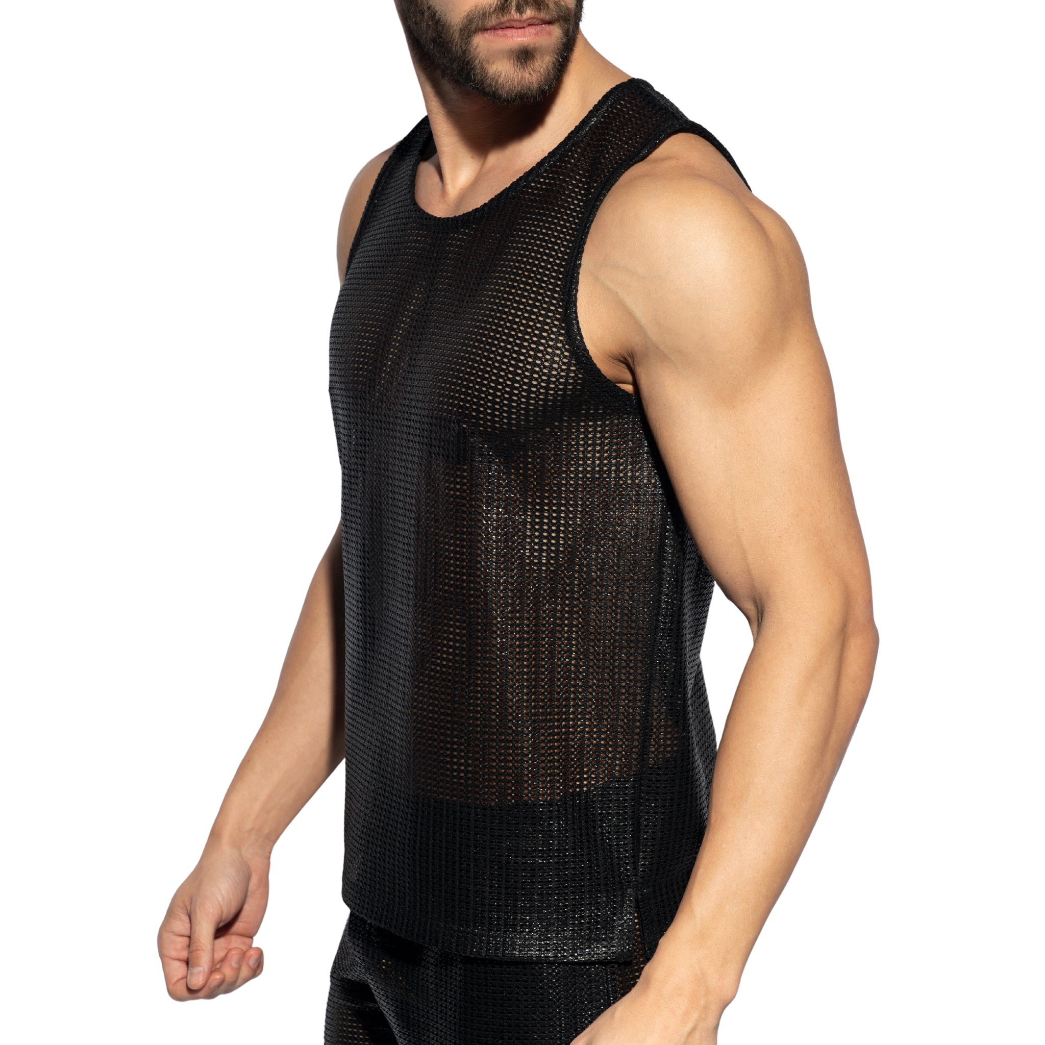 ES Collection Wysiwyg U-Neck Tanktop Black TS347