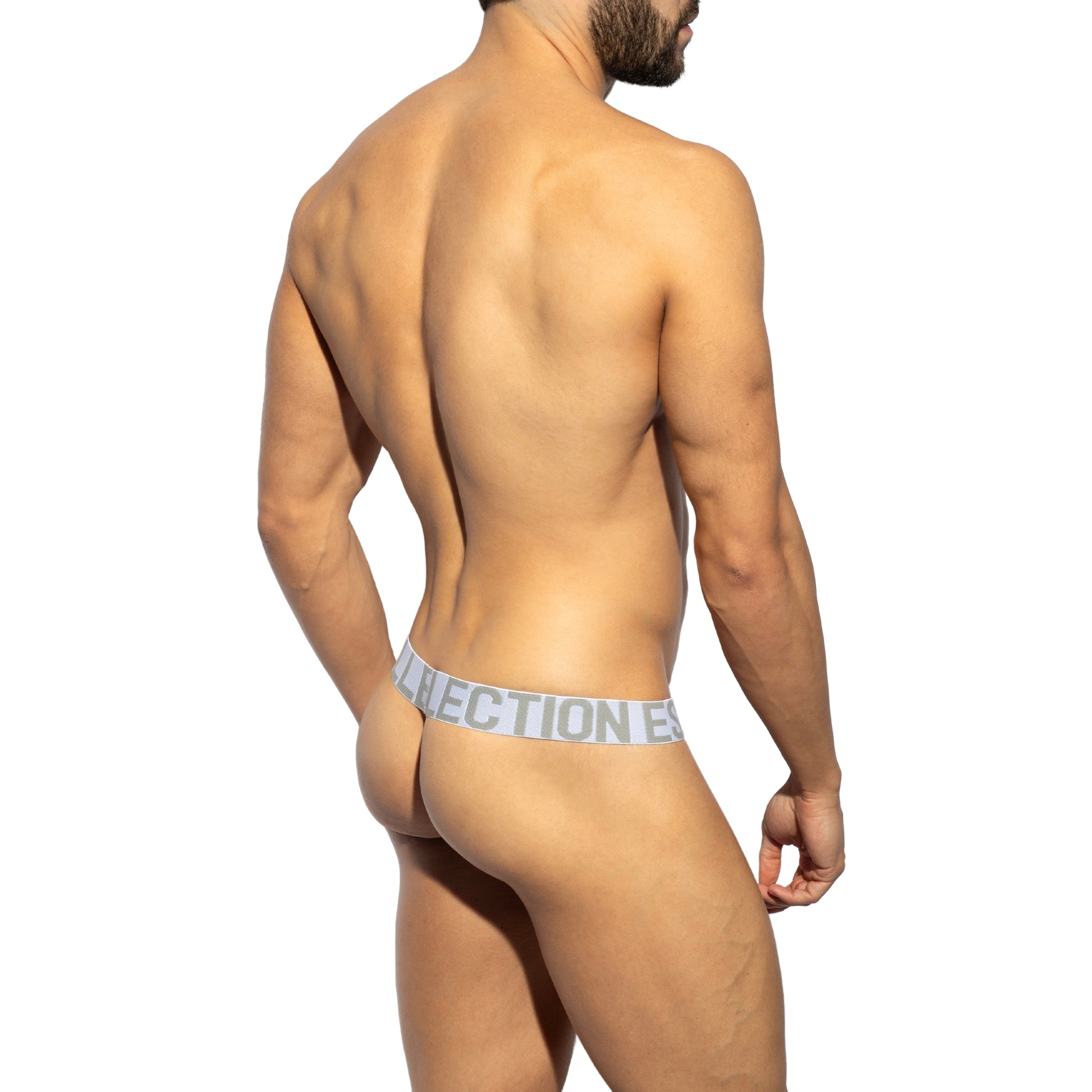 ES Collection Diamond Lace Thong White UN2125