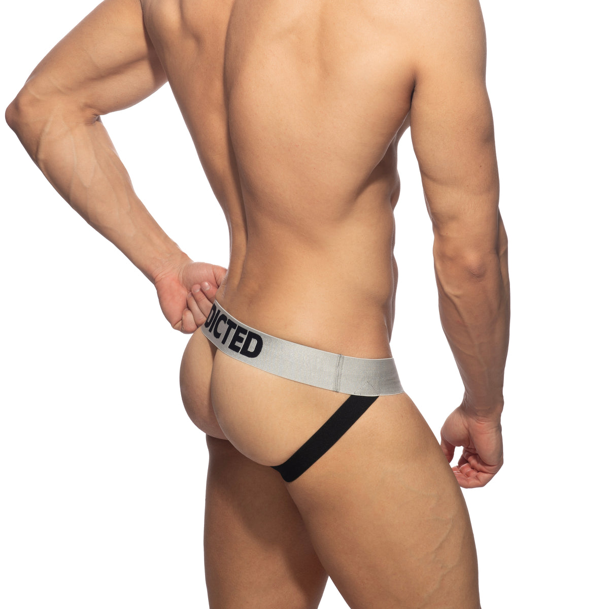 Addicted Party Glitter Jockstrap White AD2266