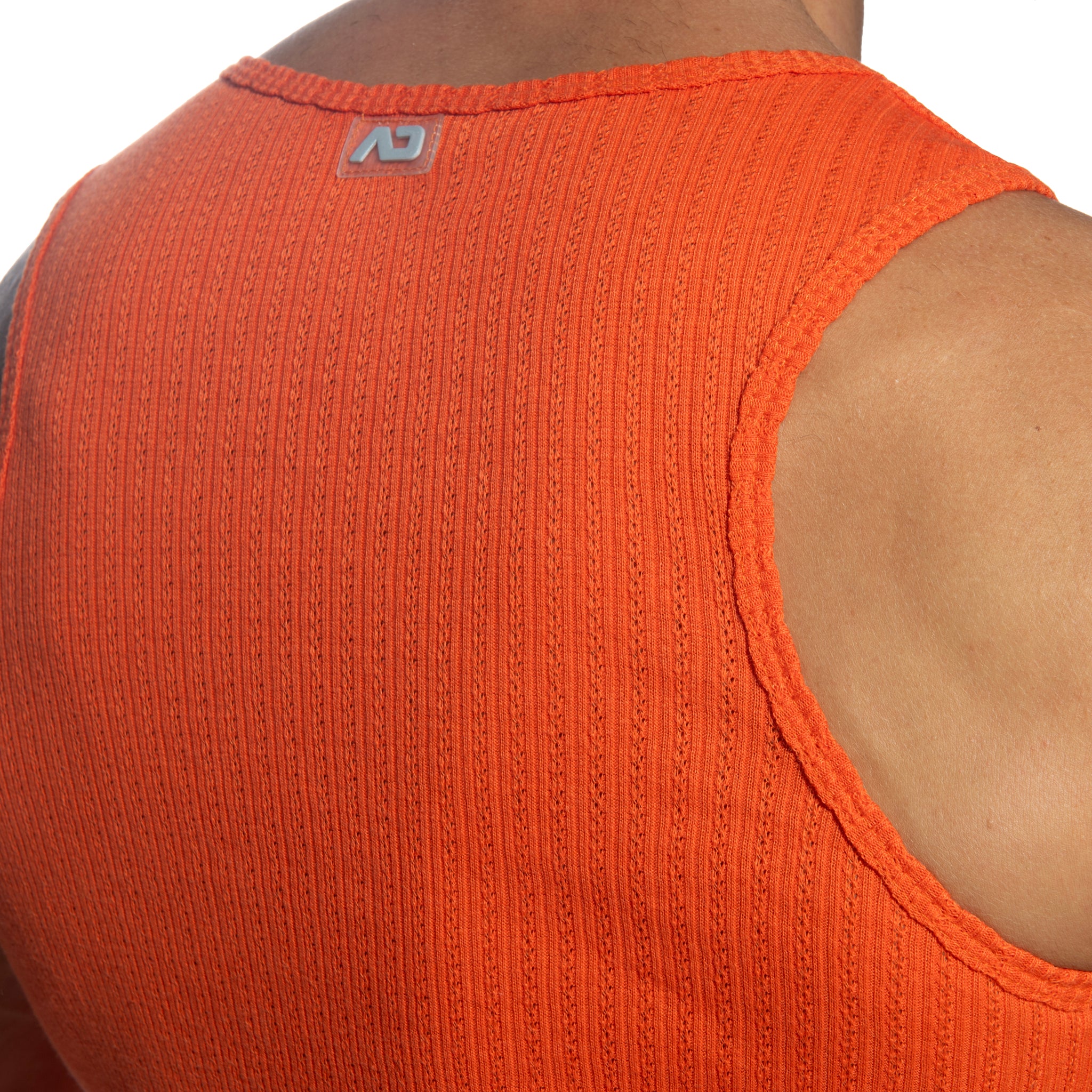 Addicted Puff Tank Top Orange AD1378