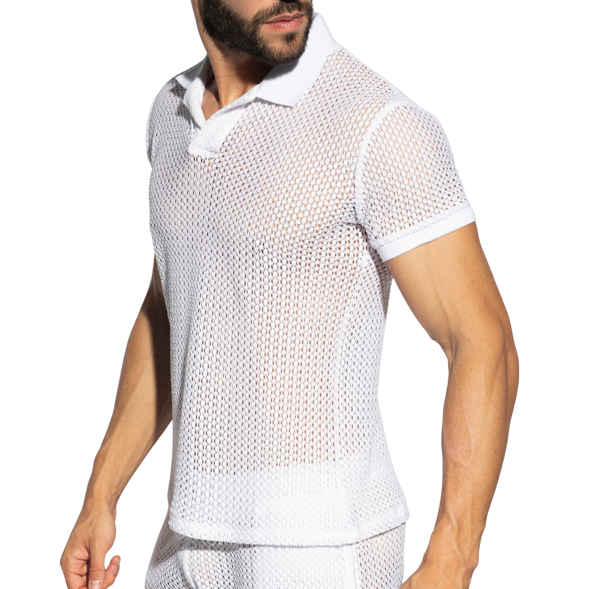 ES Collection Brisa Polo Shirt White POLO36