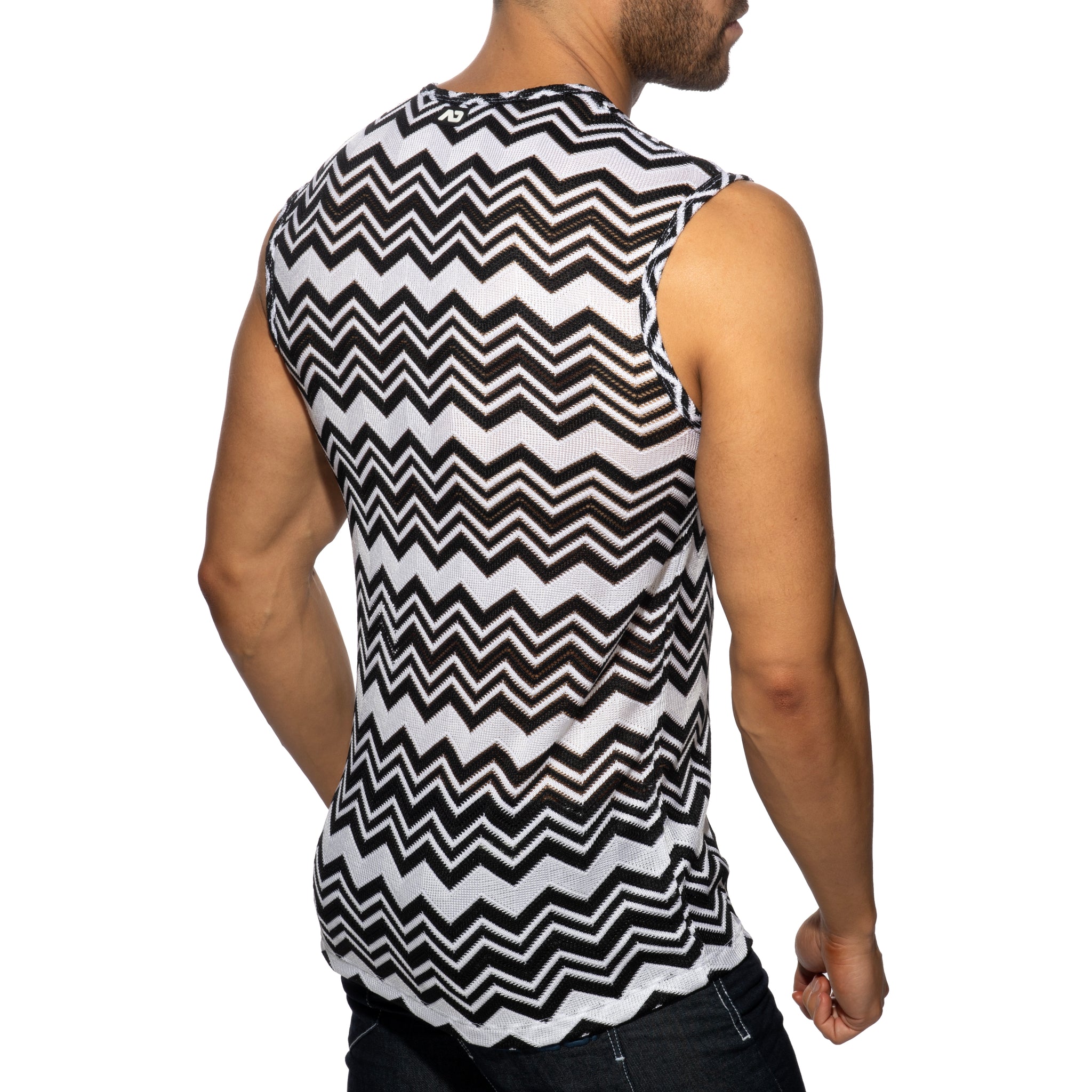 Addicted Isparta Tank Top Black AD1396