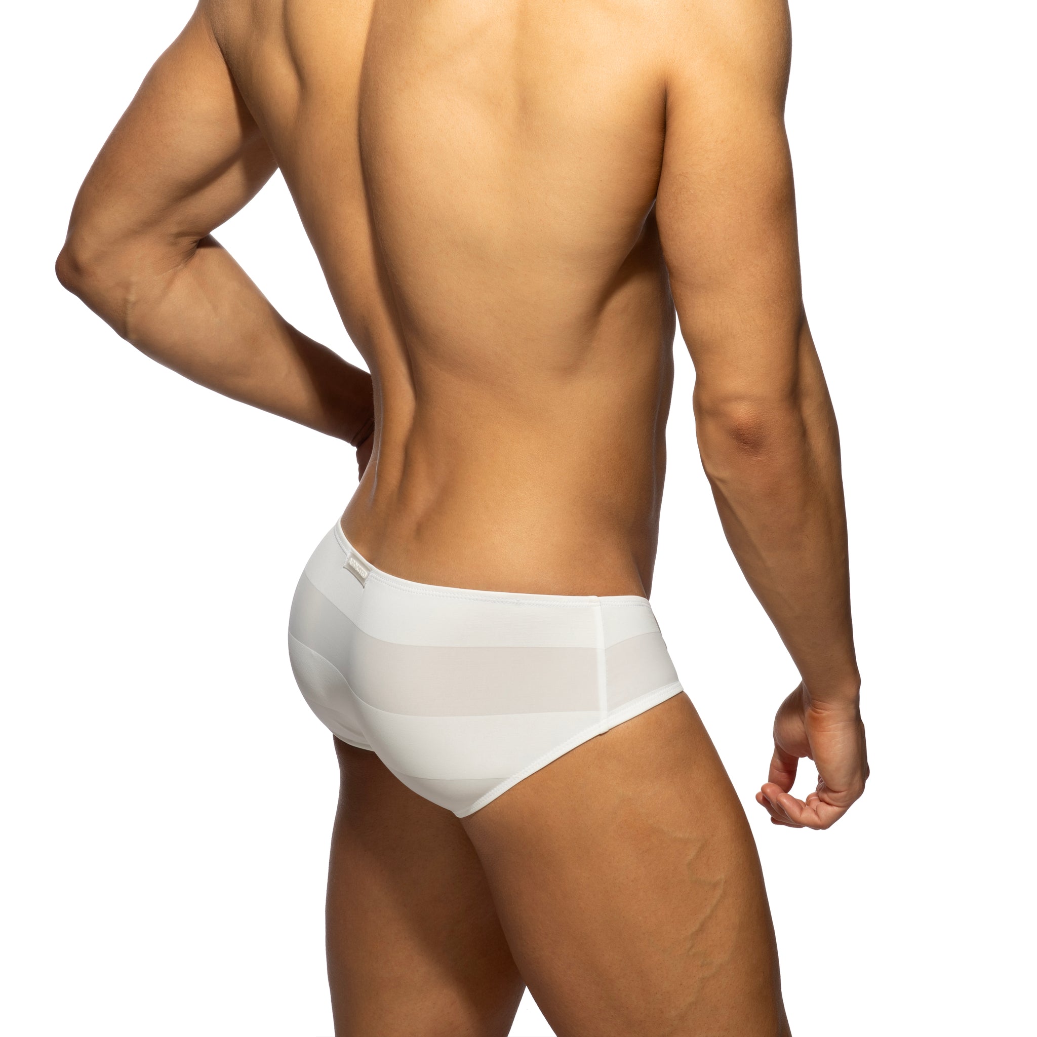 Addicted Thick Stripes Brief Ivory AD1423