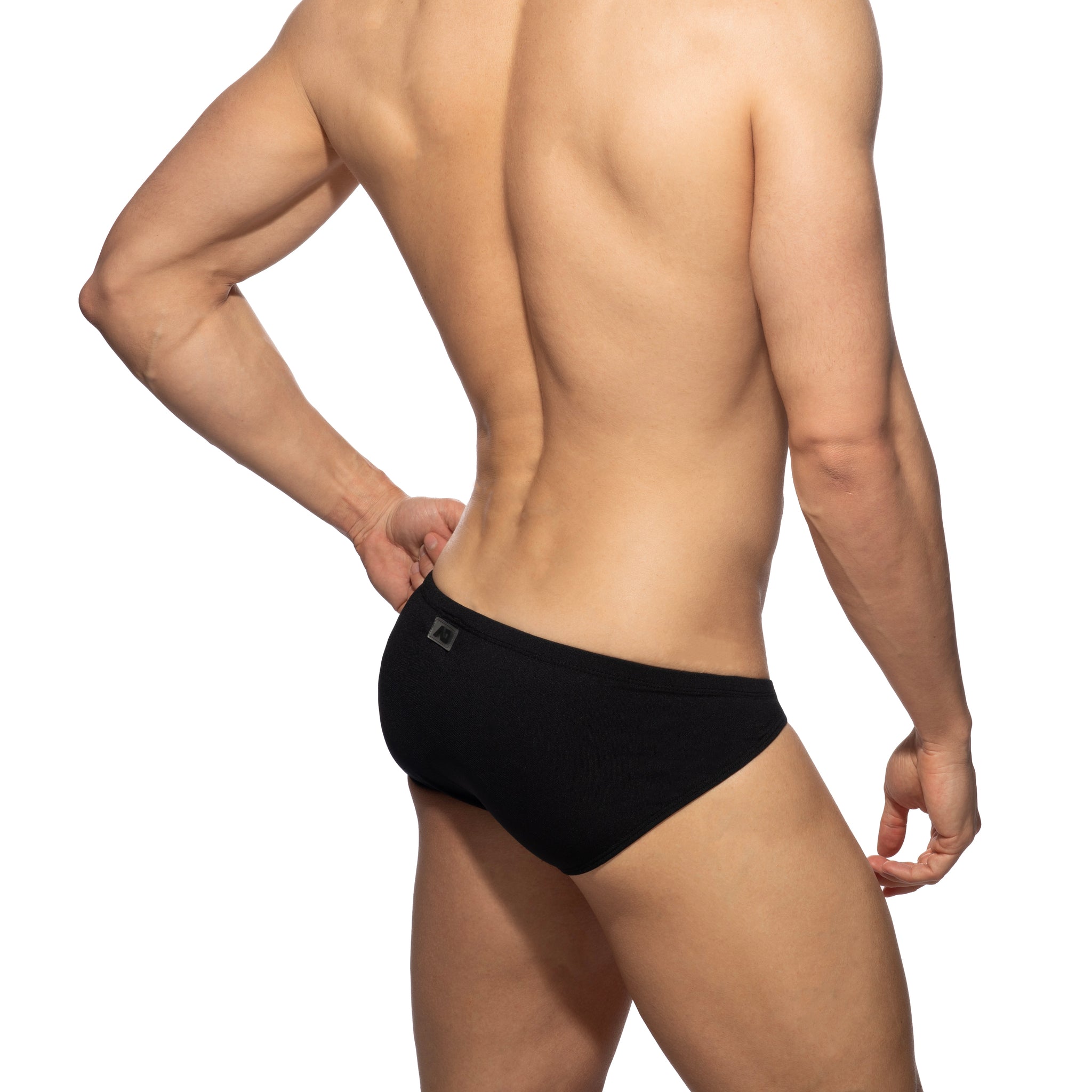 Addicted Soft Pique Bikini Brief Black AD1406
