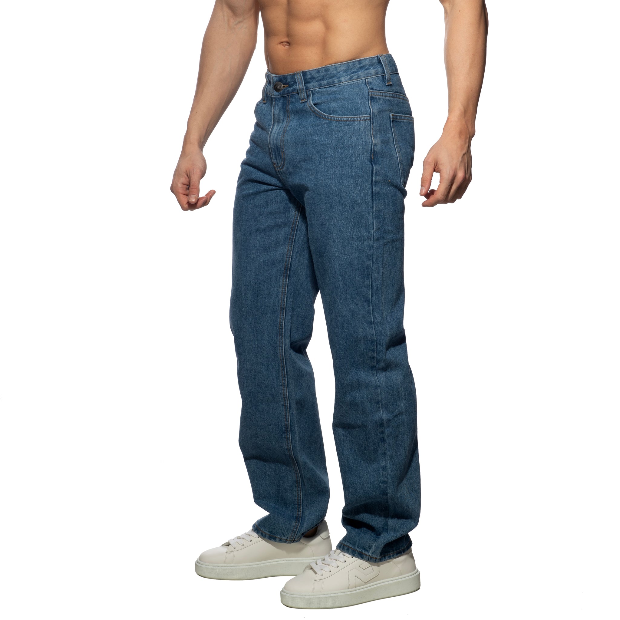 Addicted Denim Baggy Fit Jeans Dark Jeans AD1398