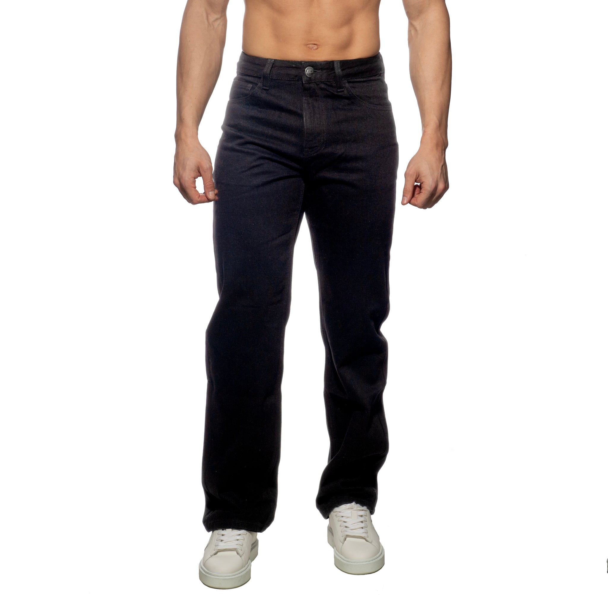 Addicted Denim Baggy Fit Jeans Black AD1398