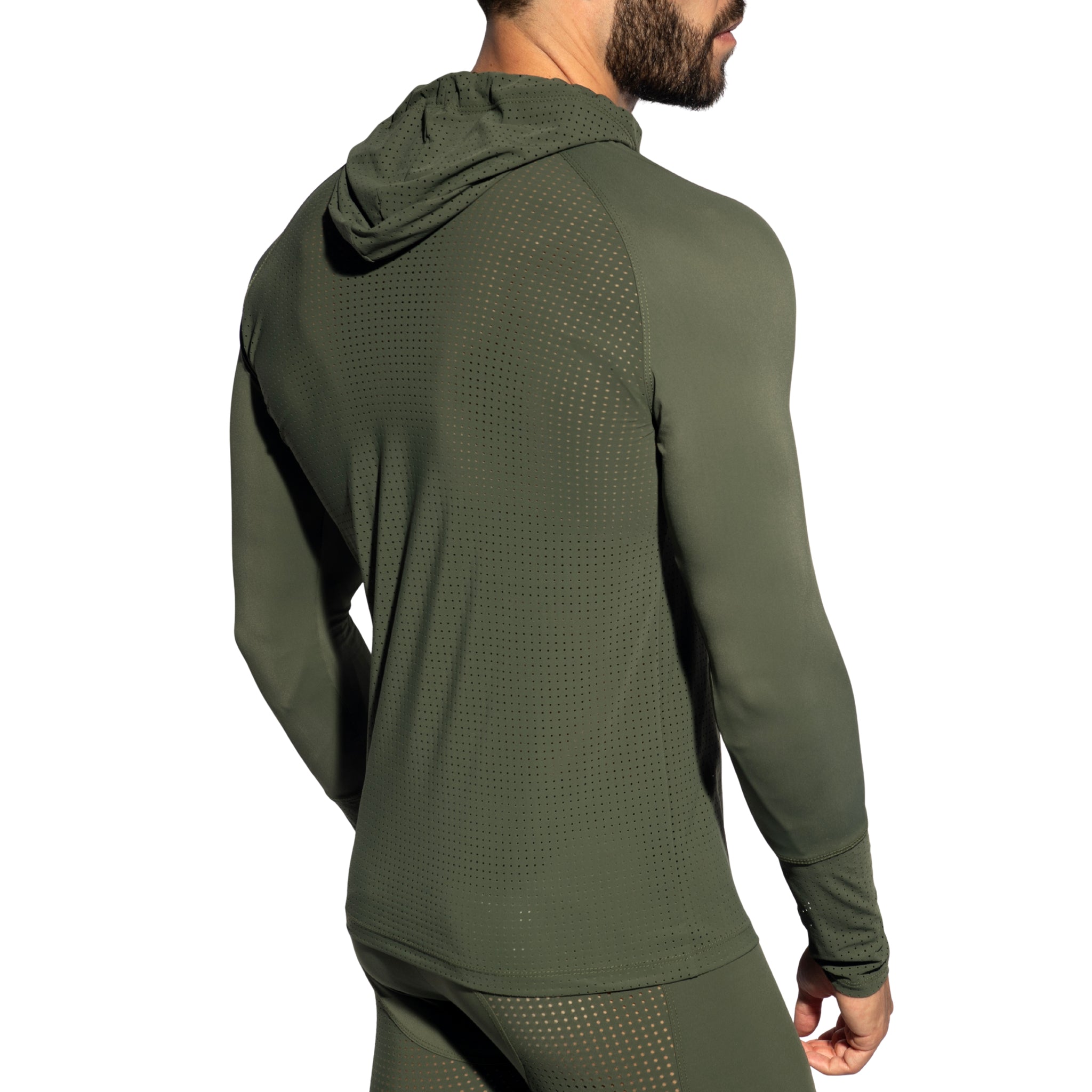 ES Collection Vertex Hoody Khaki SP350