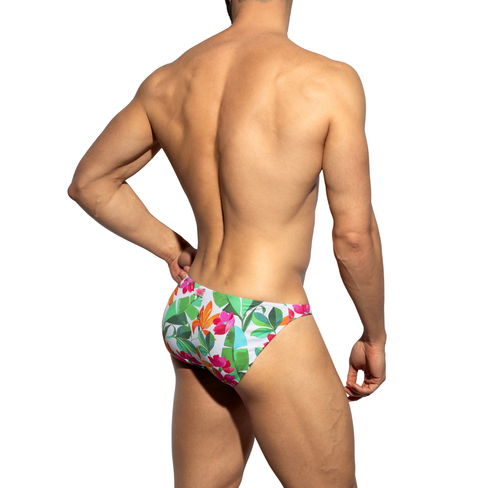 ES Collection Bold Flowers Bikini Brief White UN662