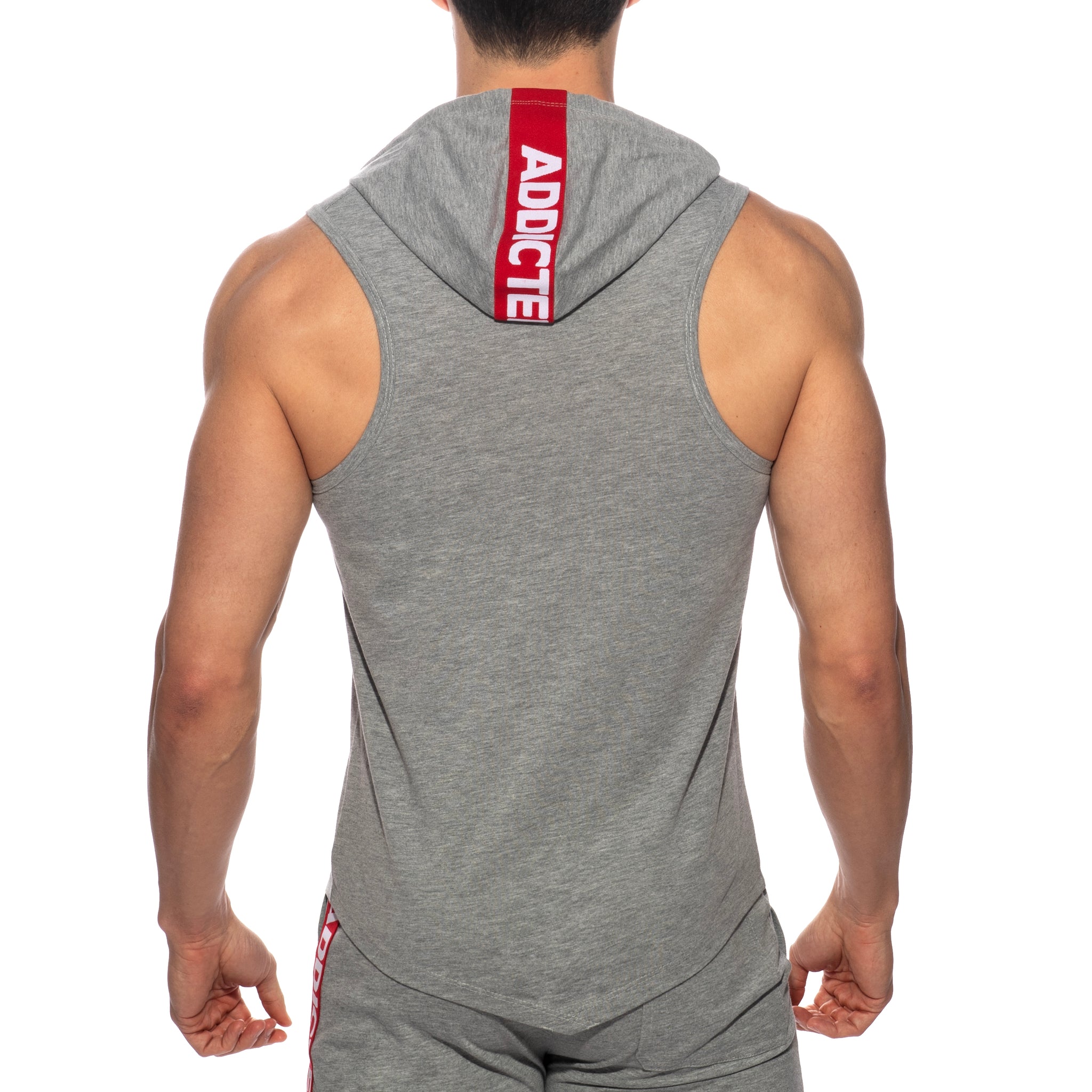 Addicted Band Cotton Hoodie Heather Grey AD1001