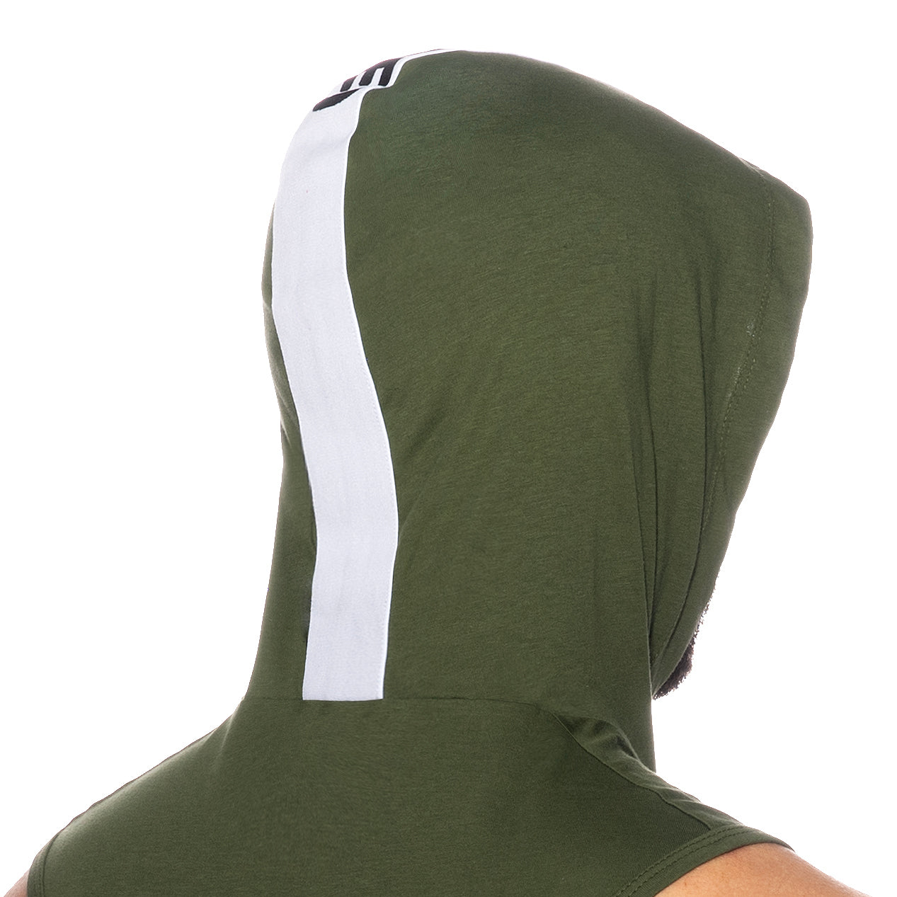 Addicted Band Cotton Hoodie Khaki AD1001