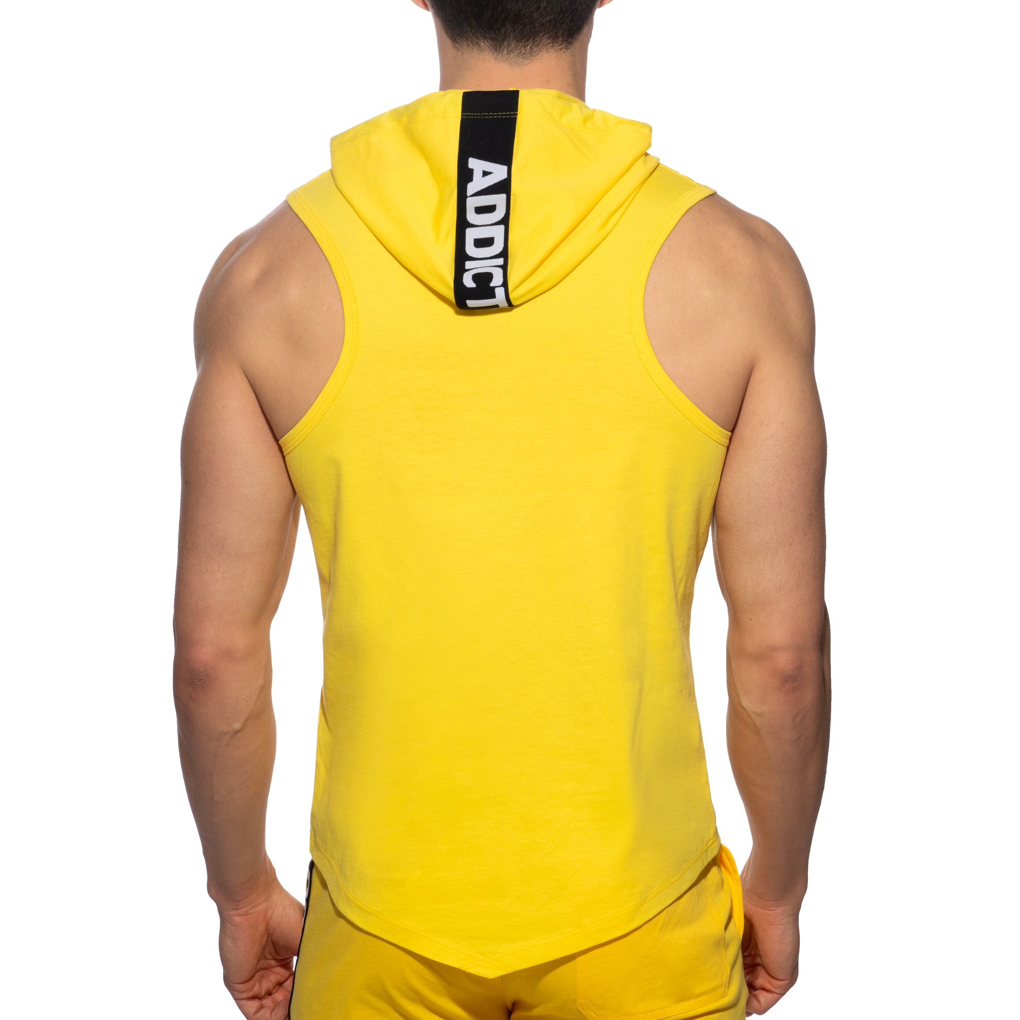 Addicted Band Cotton Hoodie Yellow AD1001
