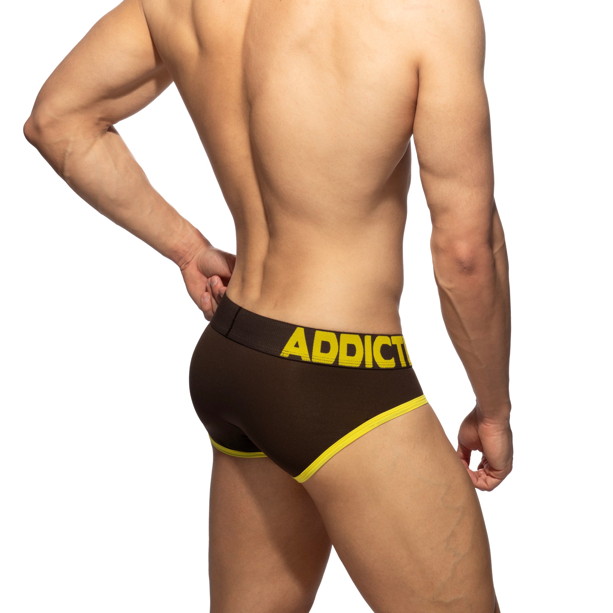 Addicted Naked Feeling Brief Brown AD1358