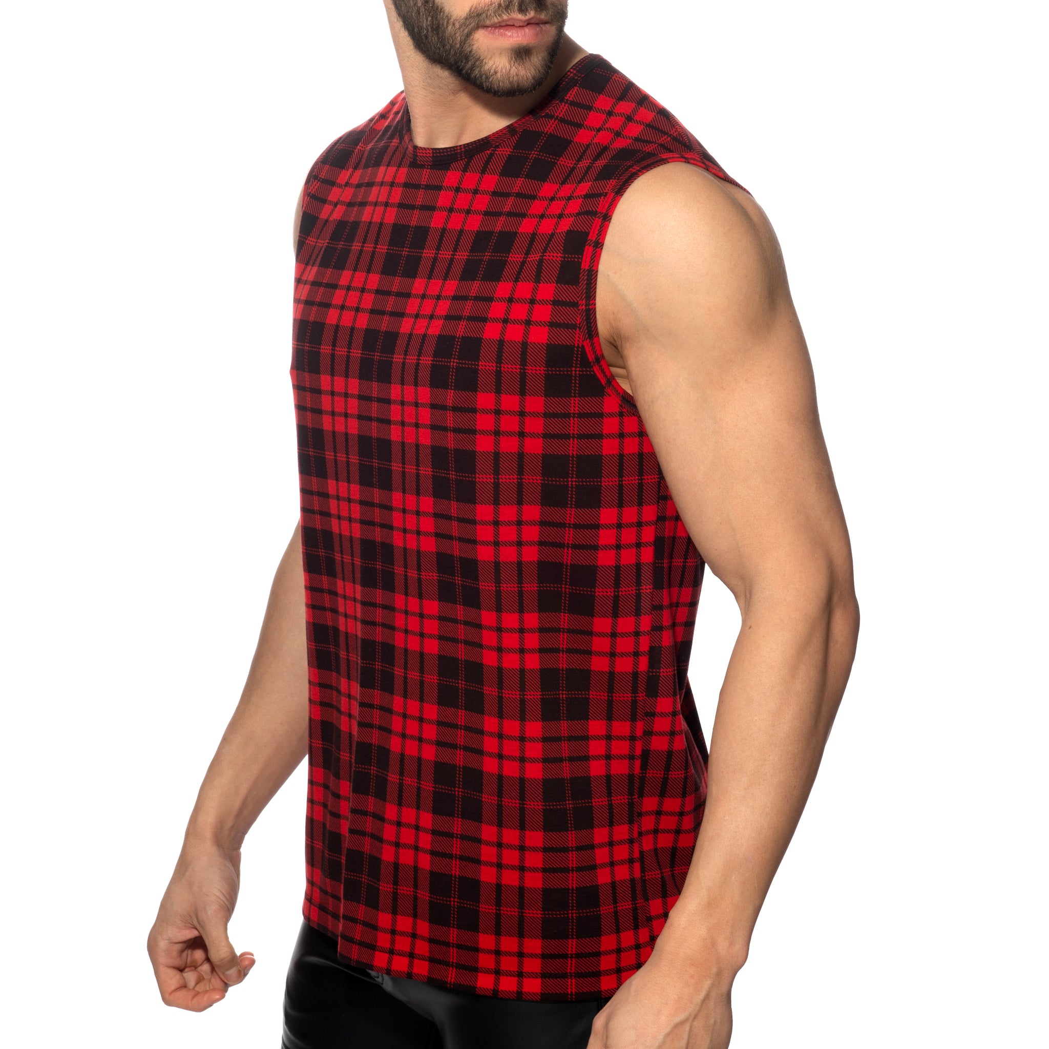 AD Fetish Laddie Tank Top Red ADF232