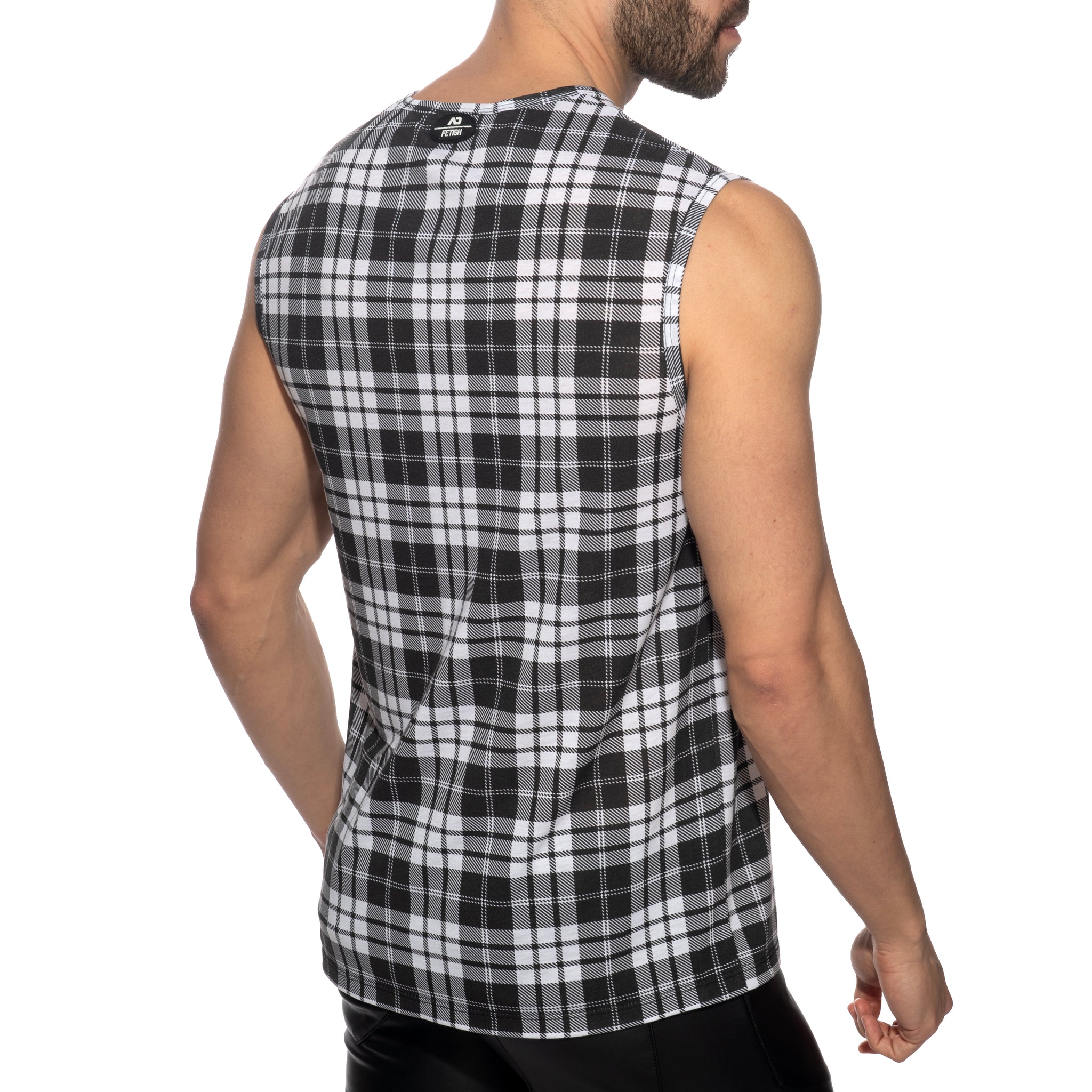 AD Fetish Laddie Tank Top White ADF232