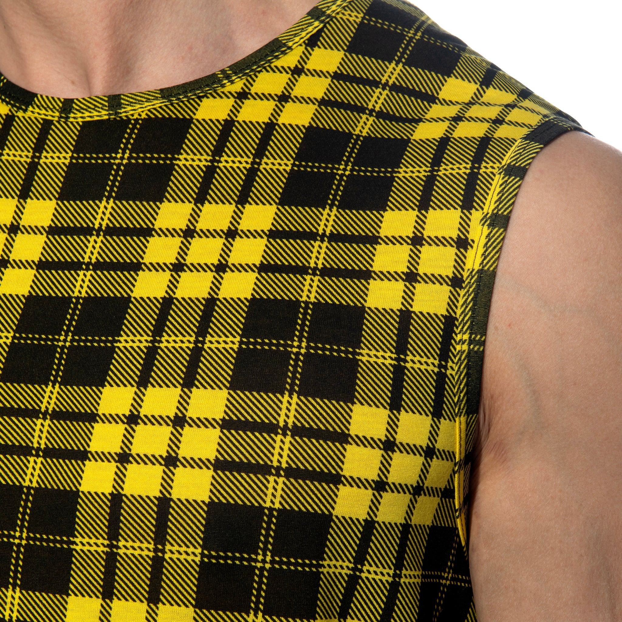 AD Fetish Laddie Tank Top Yellow ADF232