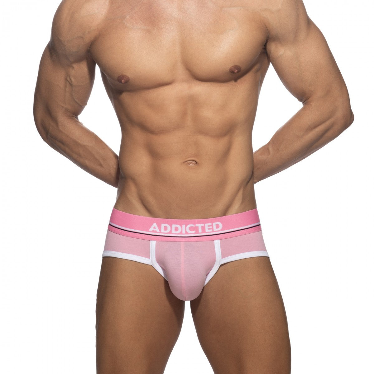 Addicted Pink Cotton Brief Pink AD2289