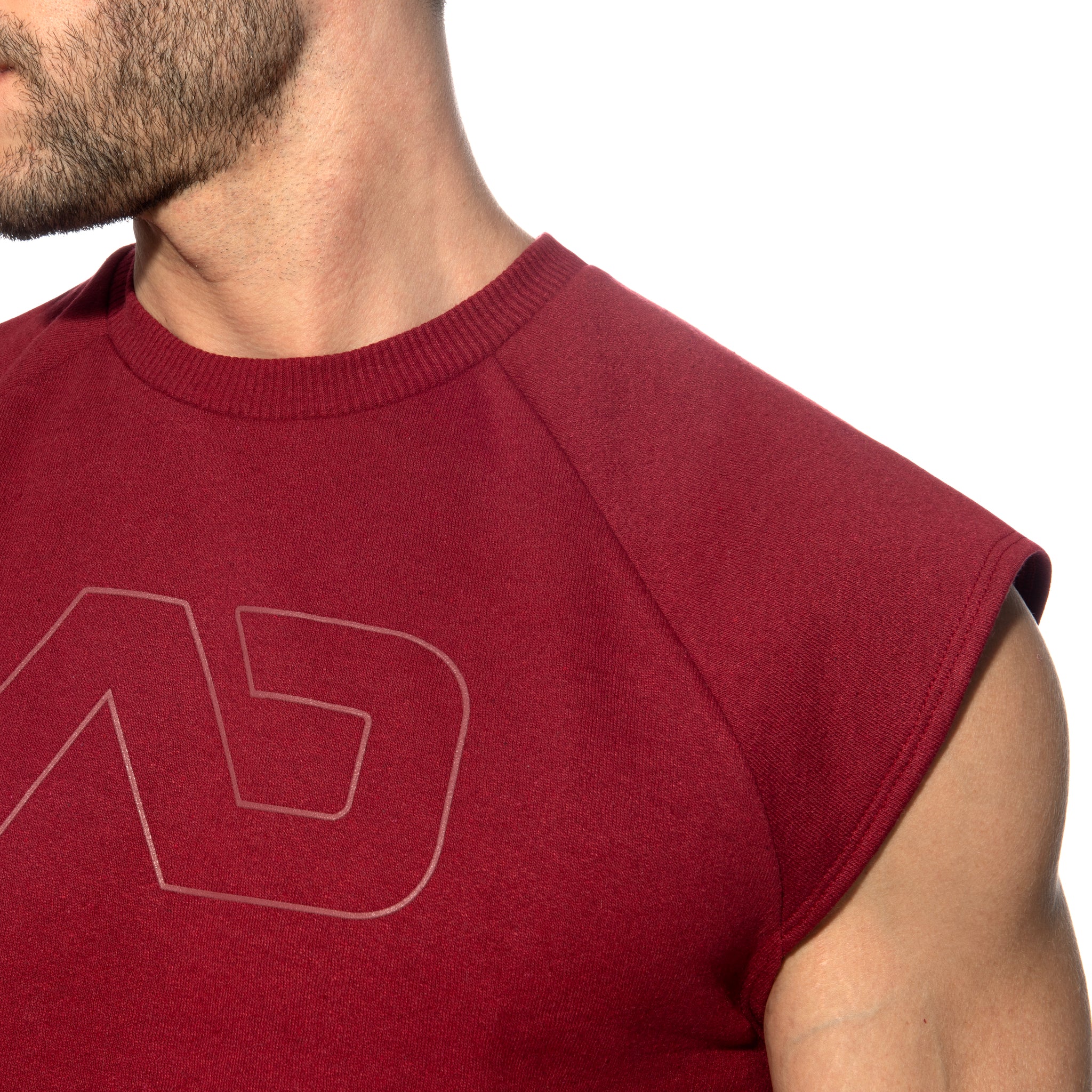 Addicted Recycled Cotton Crop Top Garnet AD1461