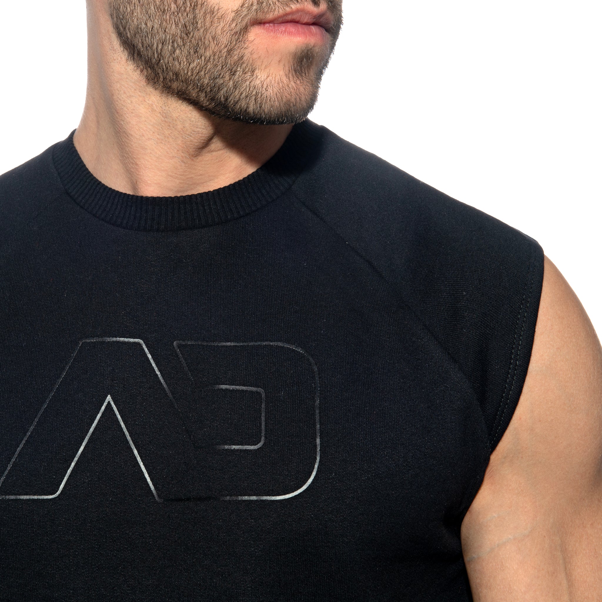 Addicted Recycled Cotton Crop Top Black AD1461