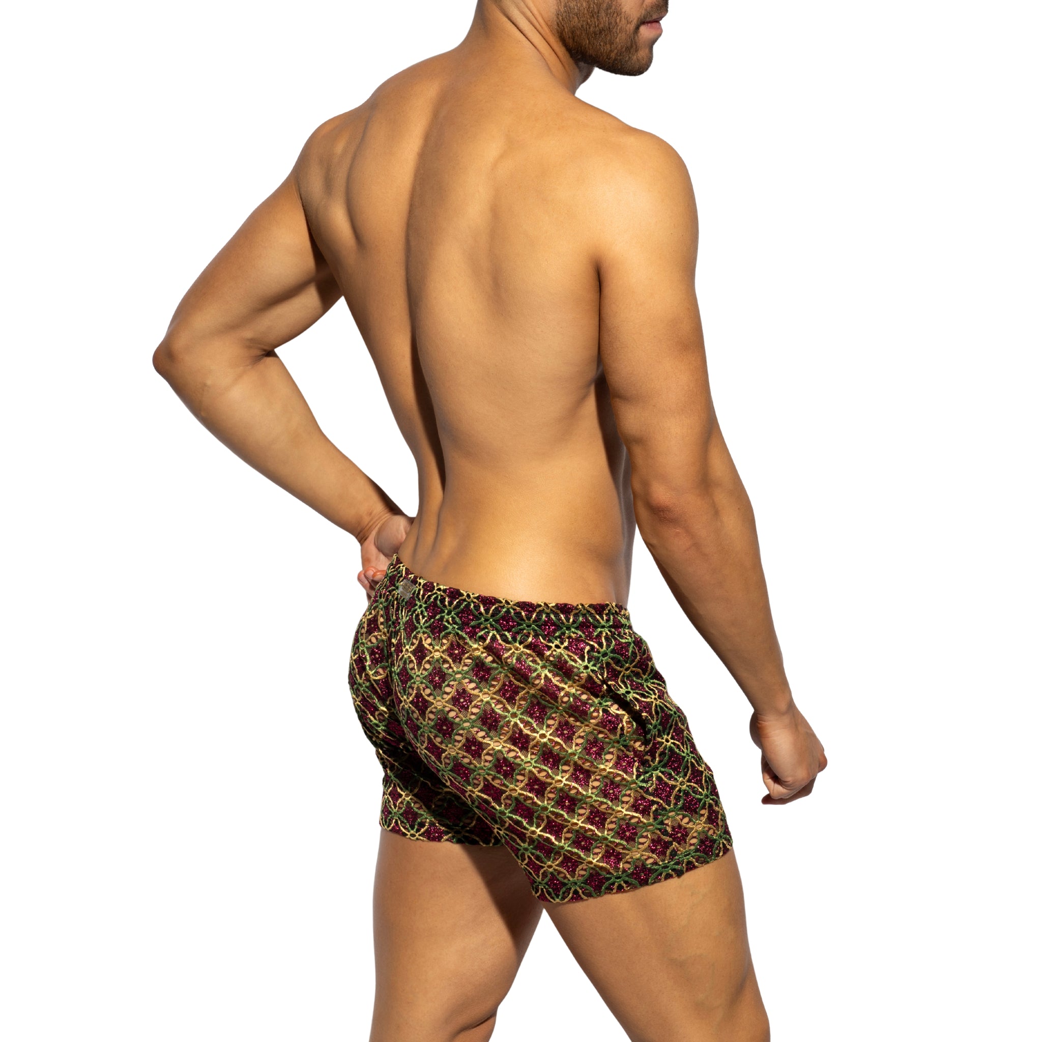 ES Collection Opulent Shorts Aubergine SP365