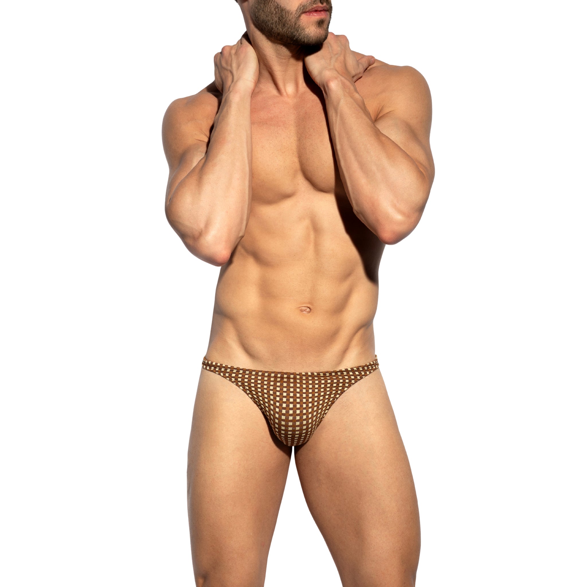 ES Collection Orak Swim Thong Brown 2618