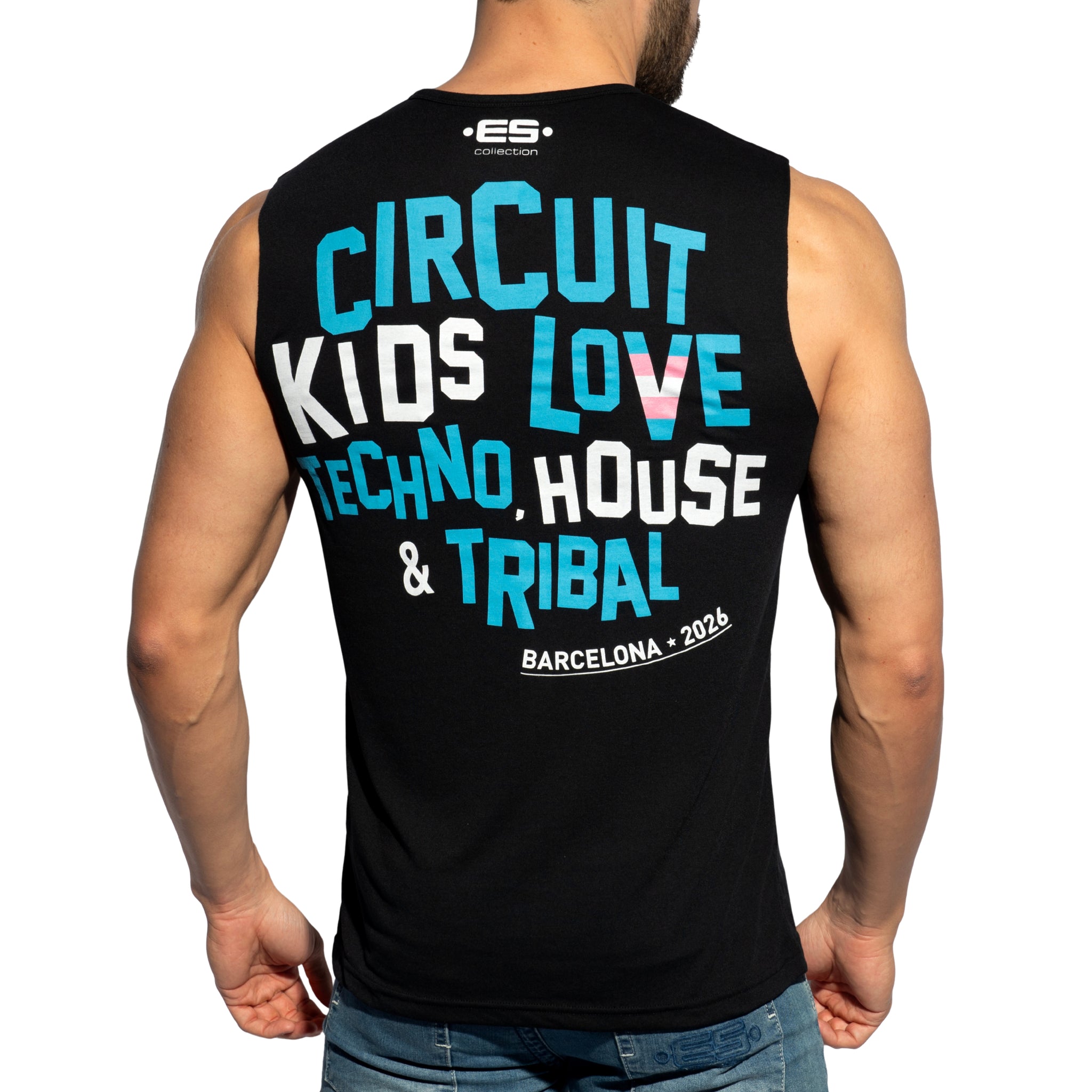 ES Collection Circuit Festival 2026 Tank Top Black TS370