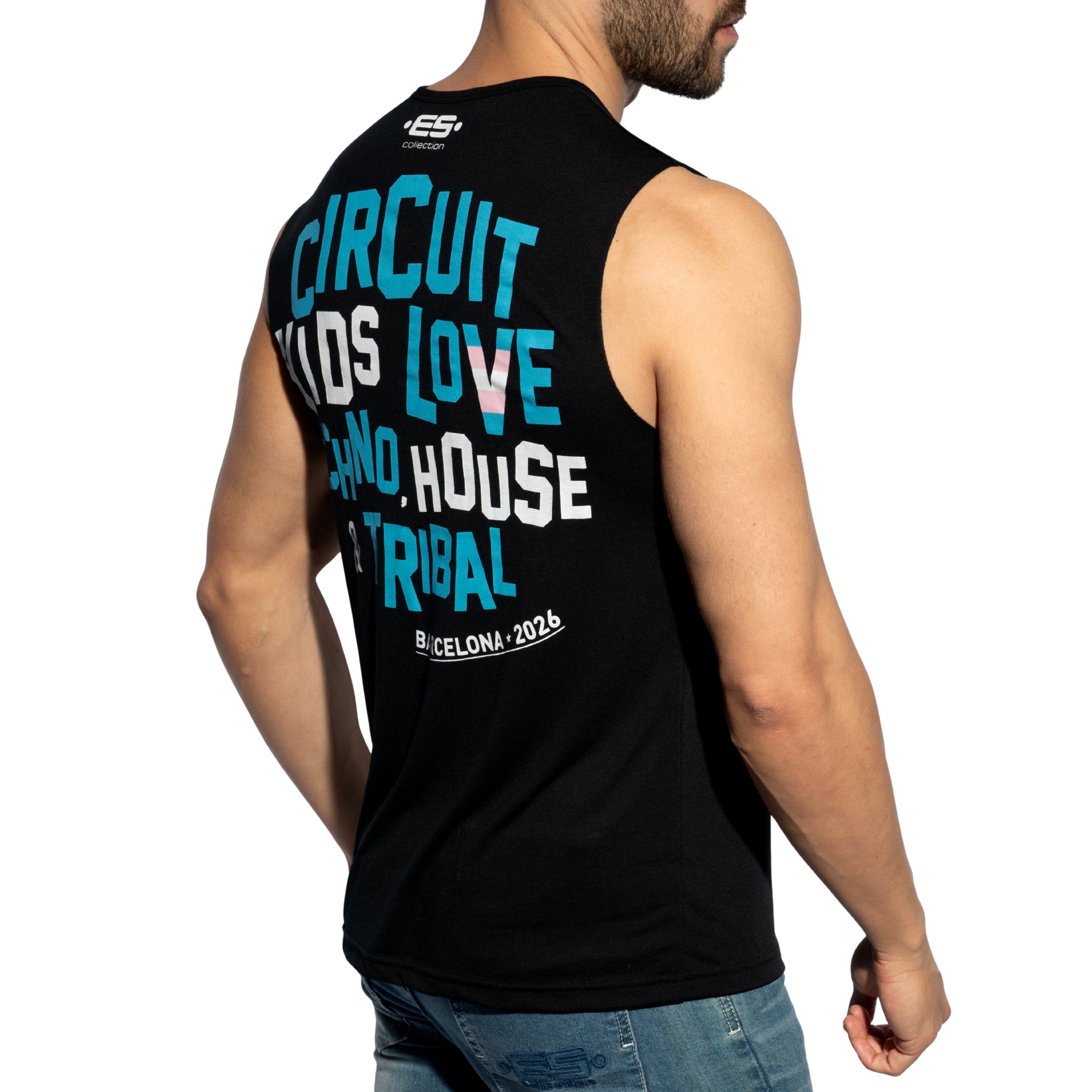 ES Collection Circuit Festival 2026 Tank Top Black TS370